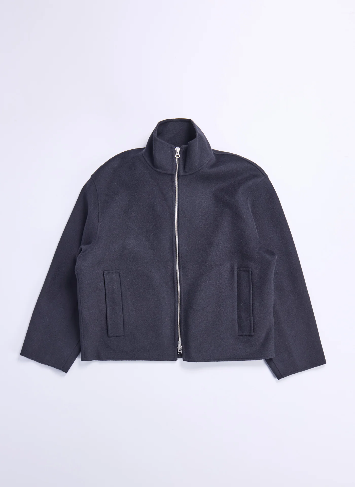 W.R Wool Cashmere Stand Collar Jacket - Umamrii