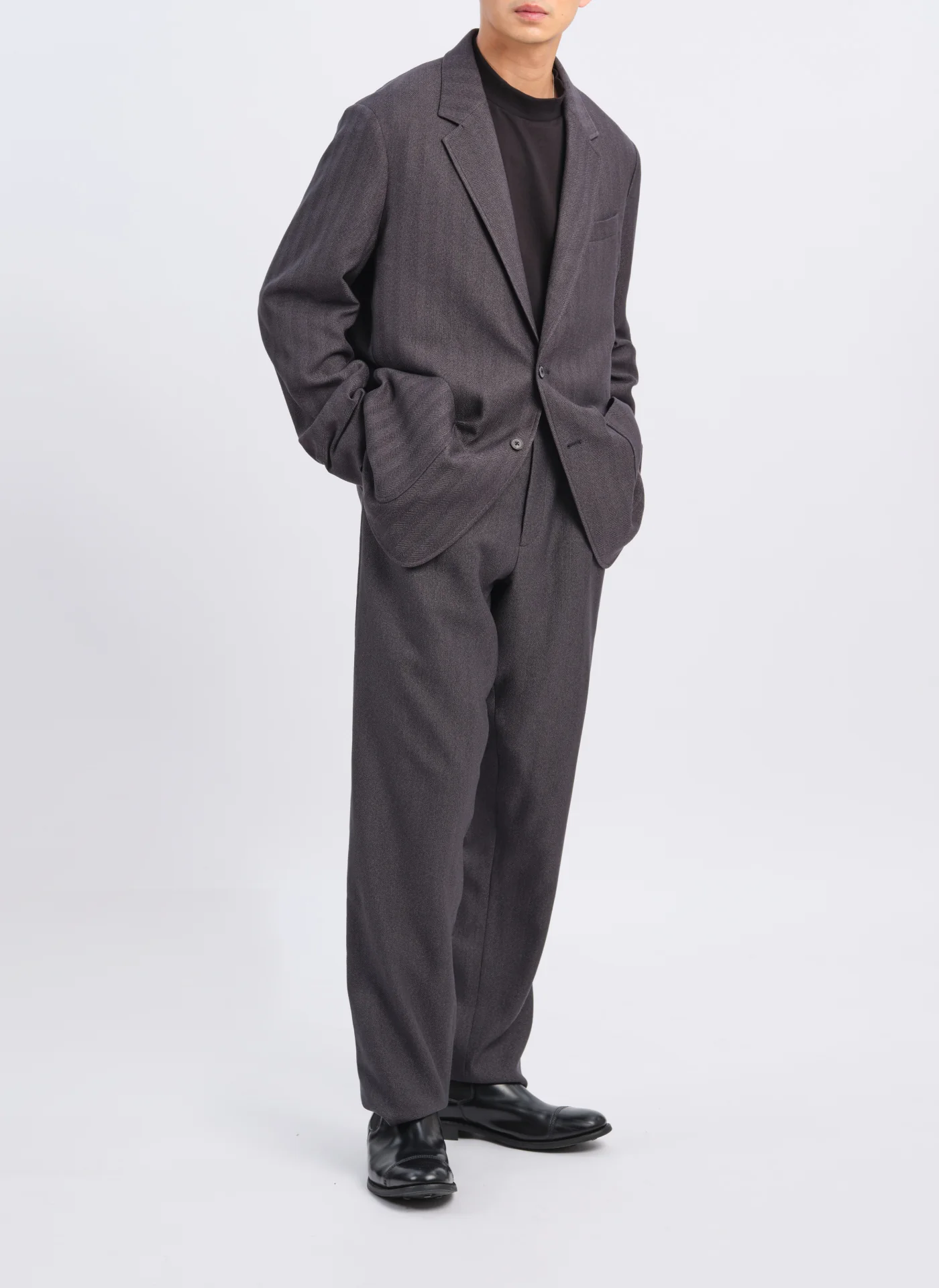 Lanatec Polyester Single Breasted Soft Blazer - Umamrii