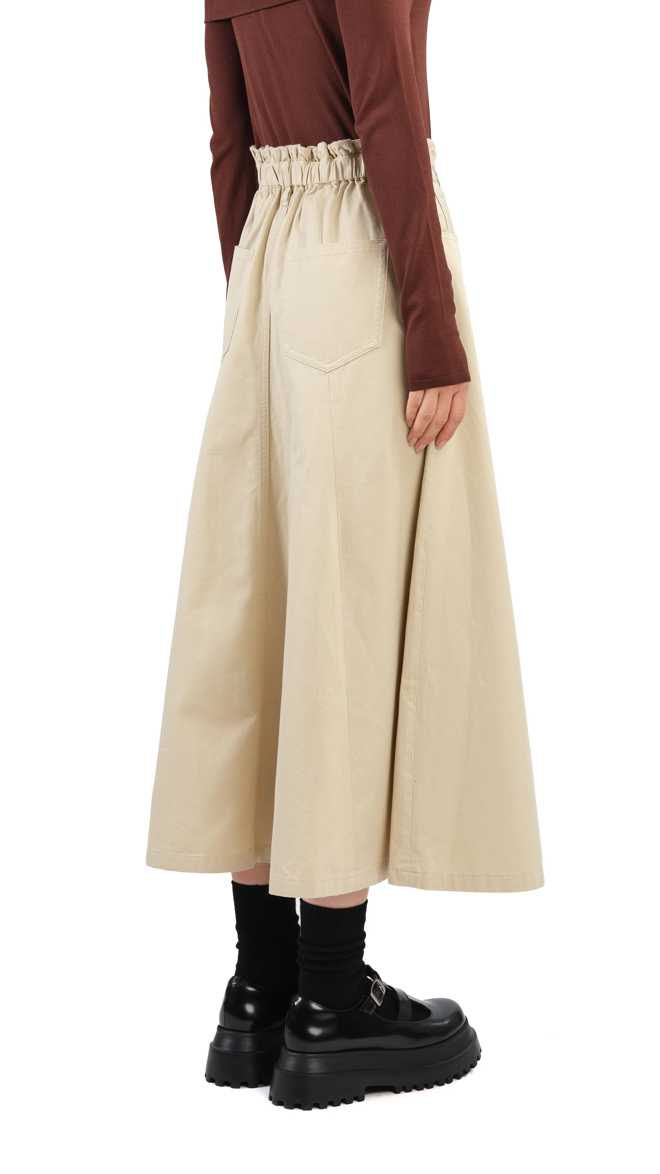 Ruffles Trim Skirt - Umamrii