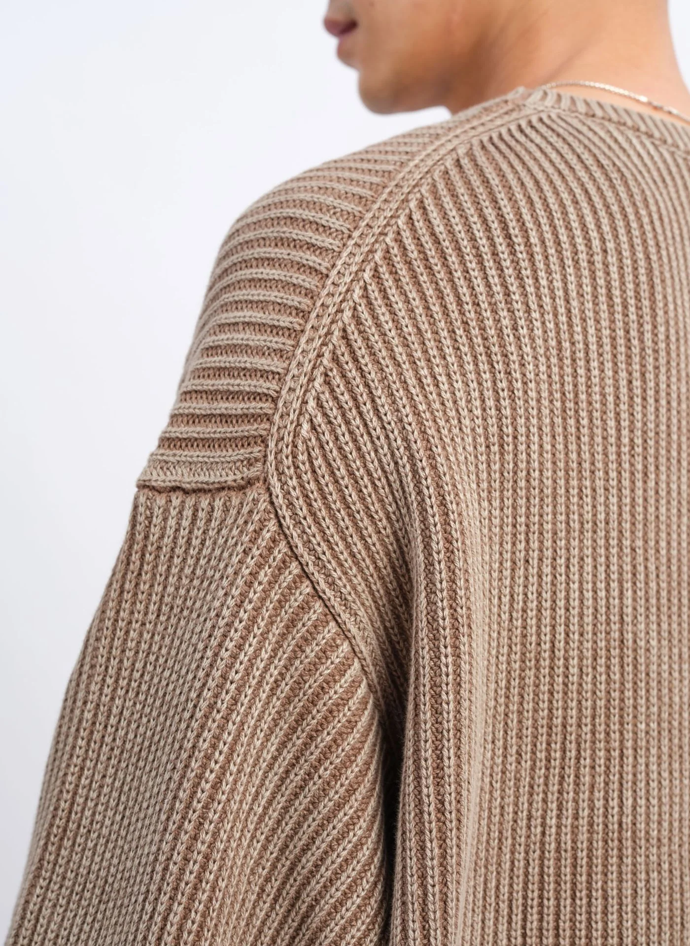 Heavy Washed Cotton Knitted Pullover - Umamrii