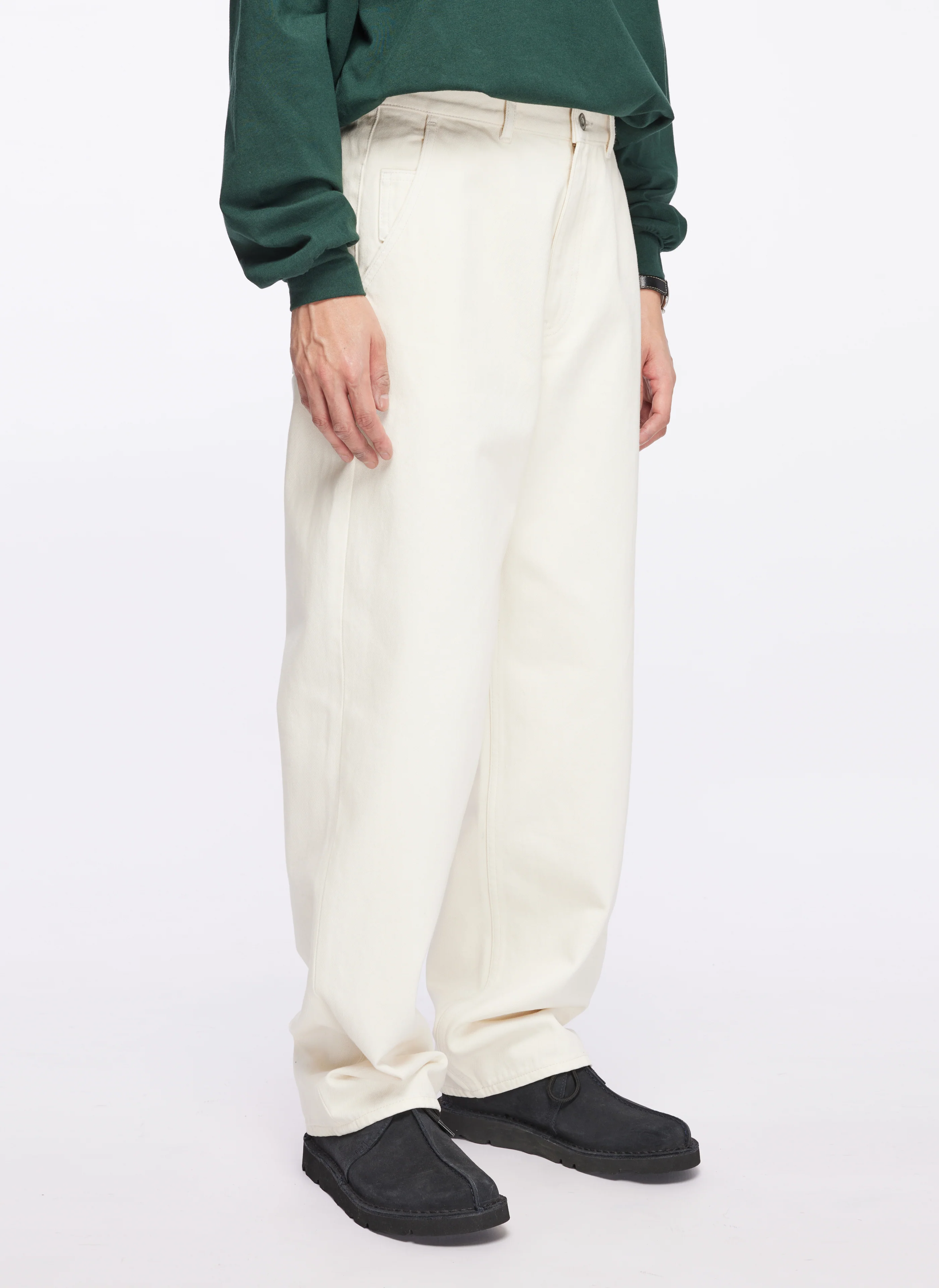 15oz Cotton Denim Worker Jeans - Umamrii