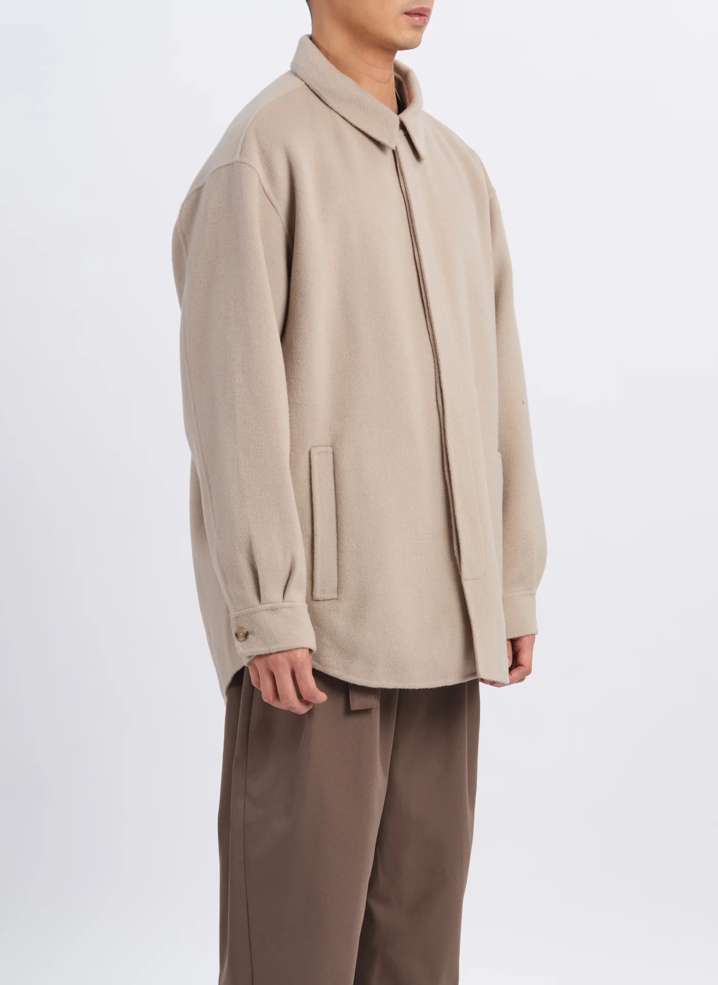 W.R Wool Cashmere Shirt Jacket - Umamrii