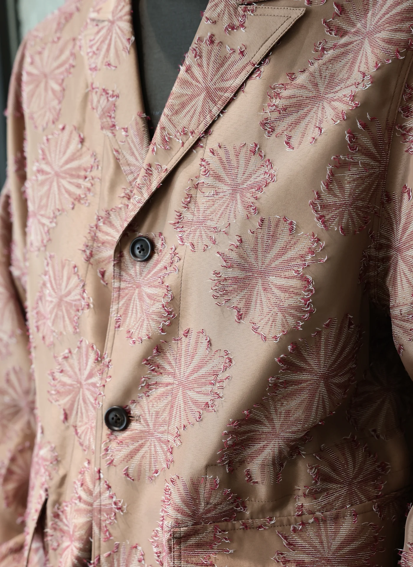 Polyester Rayon Embroidery Soft Hunting Blazer - Umamrii