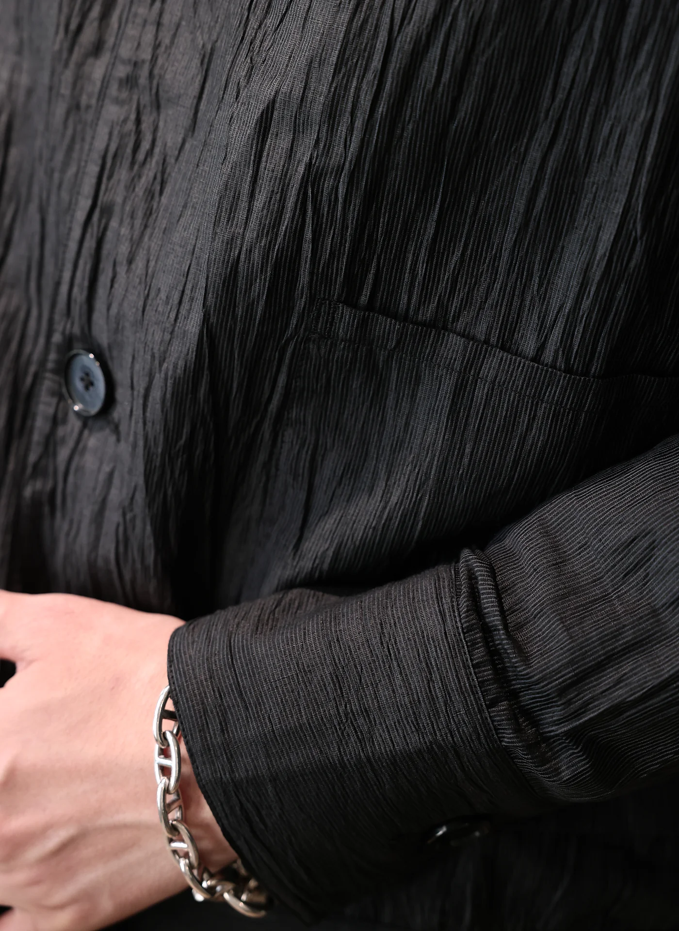 Hybrid Linen Shirt Trucker Jacket - Umamrii