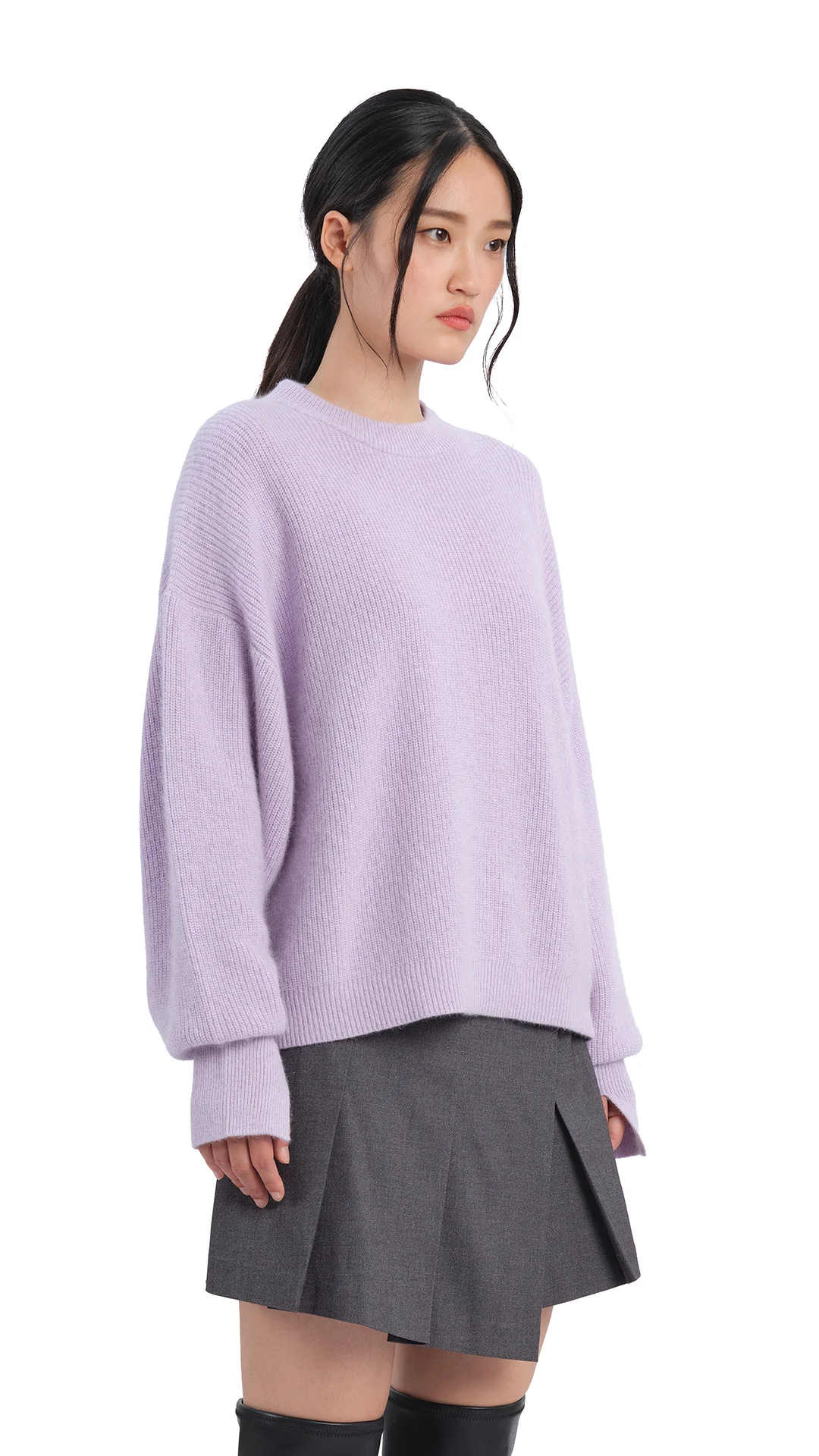 Fox-Mix Cardigan Sweater - Umamrii