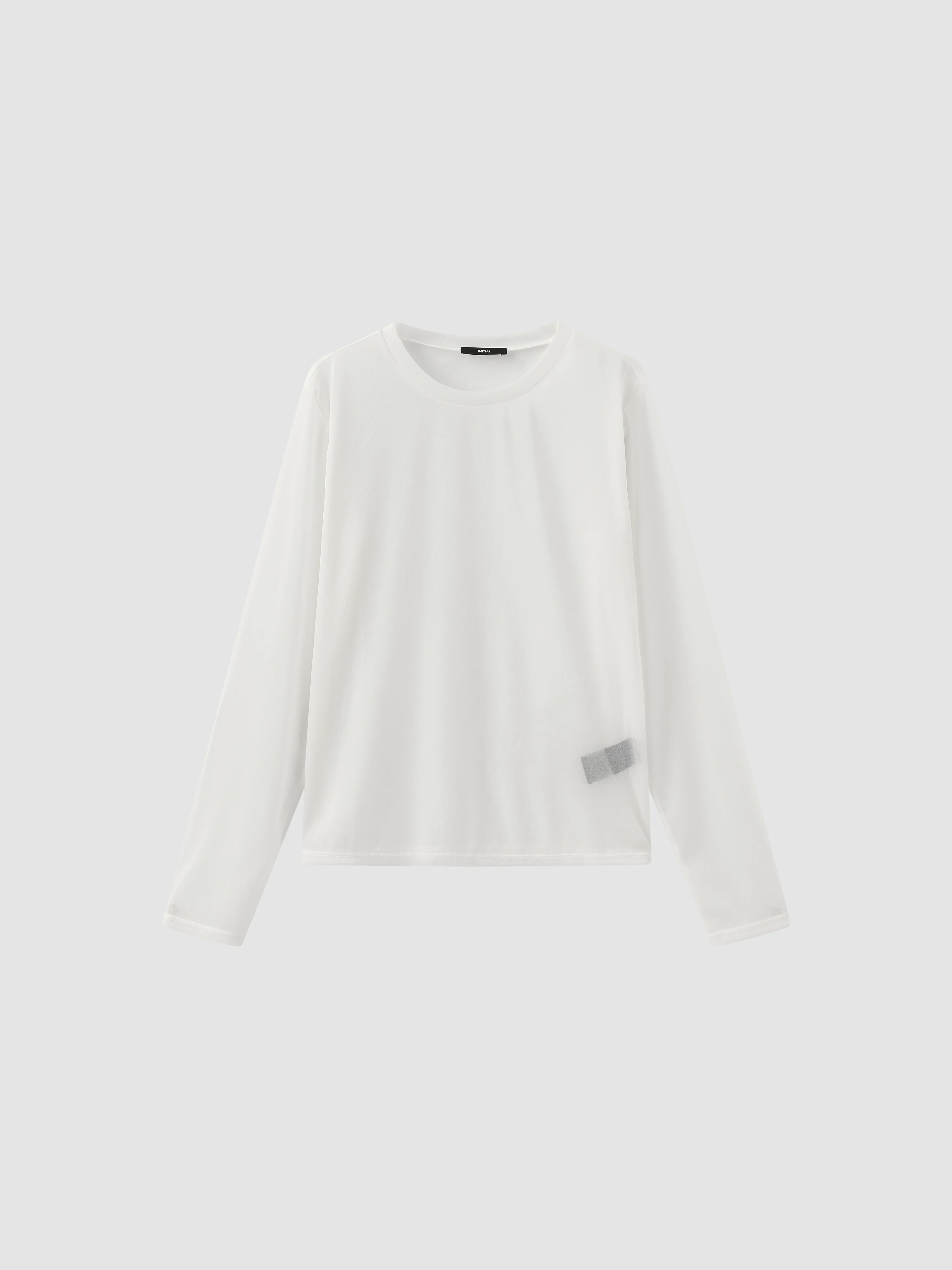 Mock-neck Sheer Top - Umamrii