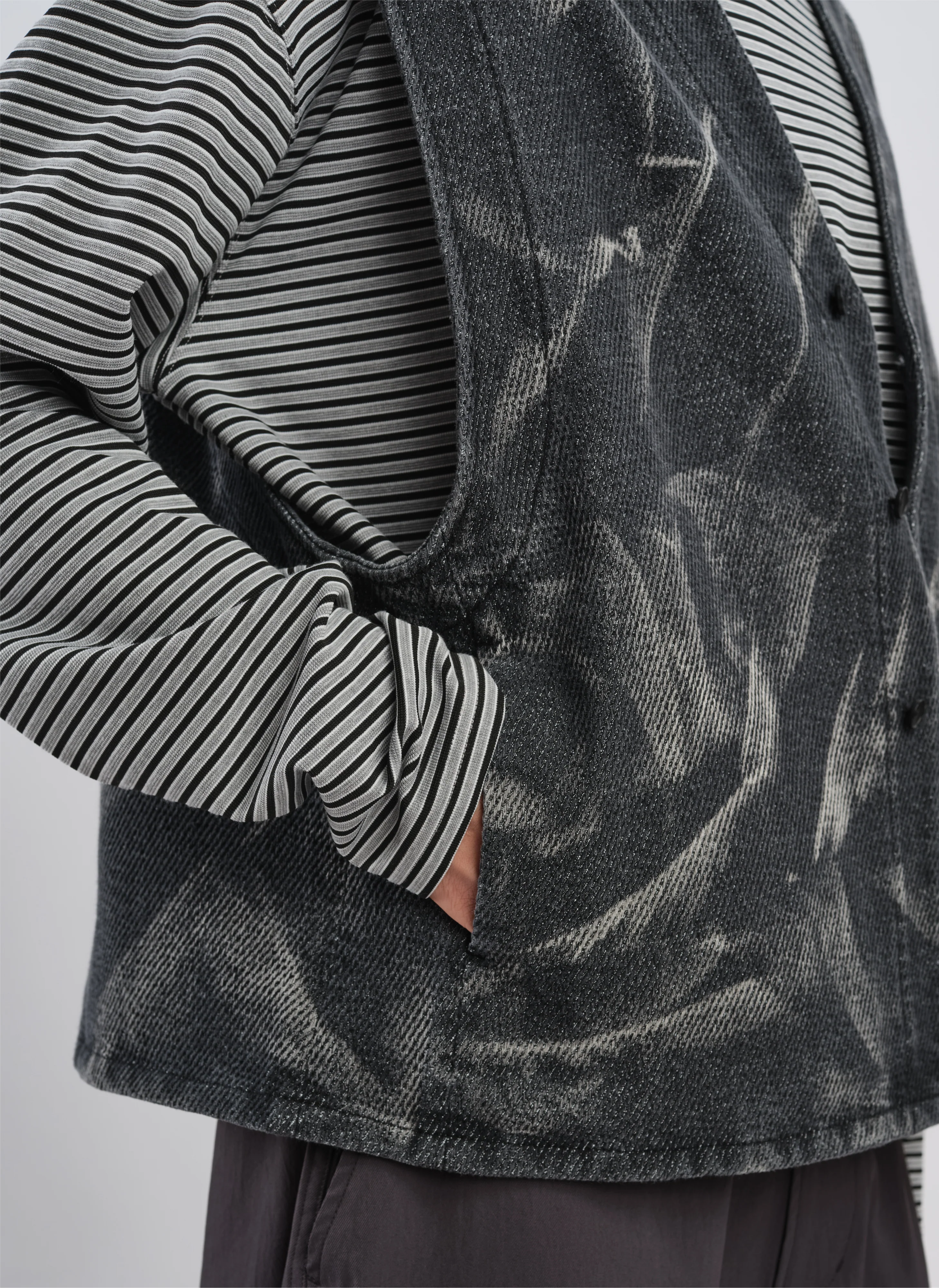 Cotton Polyester Jersey Waistcoat - Umamrii