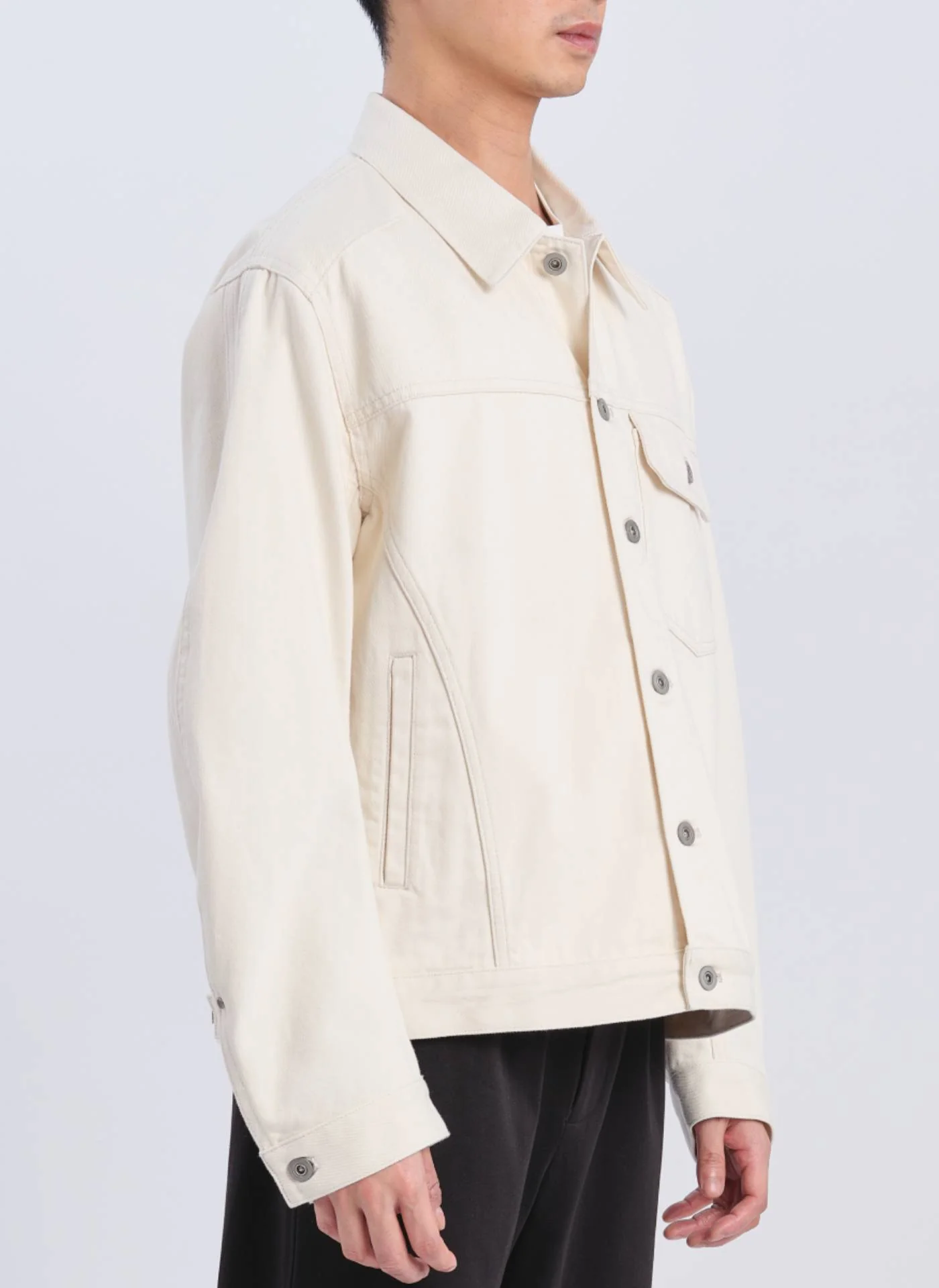 Cotton Denim Trucker Jacket - Umamrii