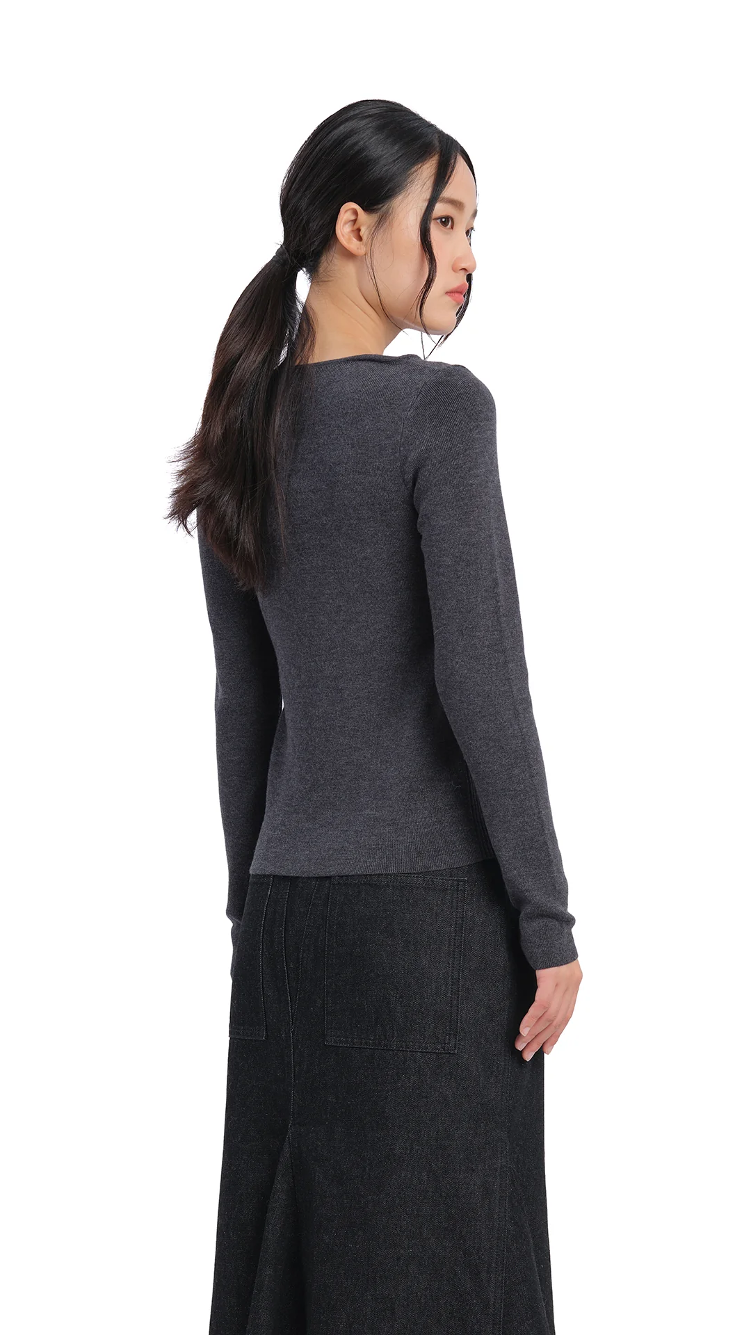 2-in-1 Wool Sweater - Umamrii