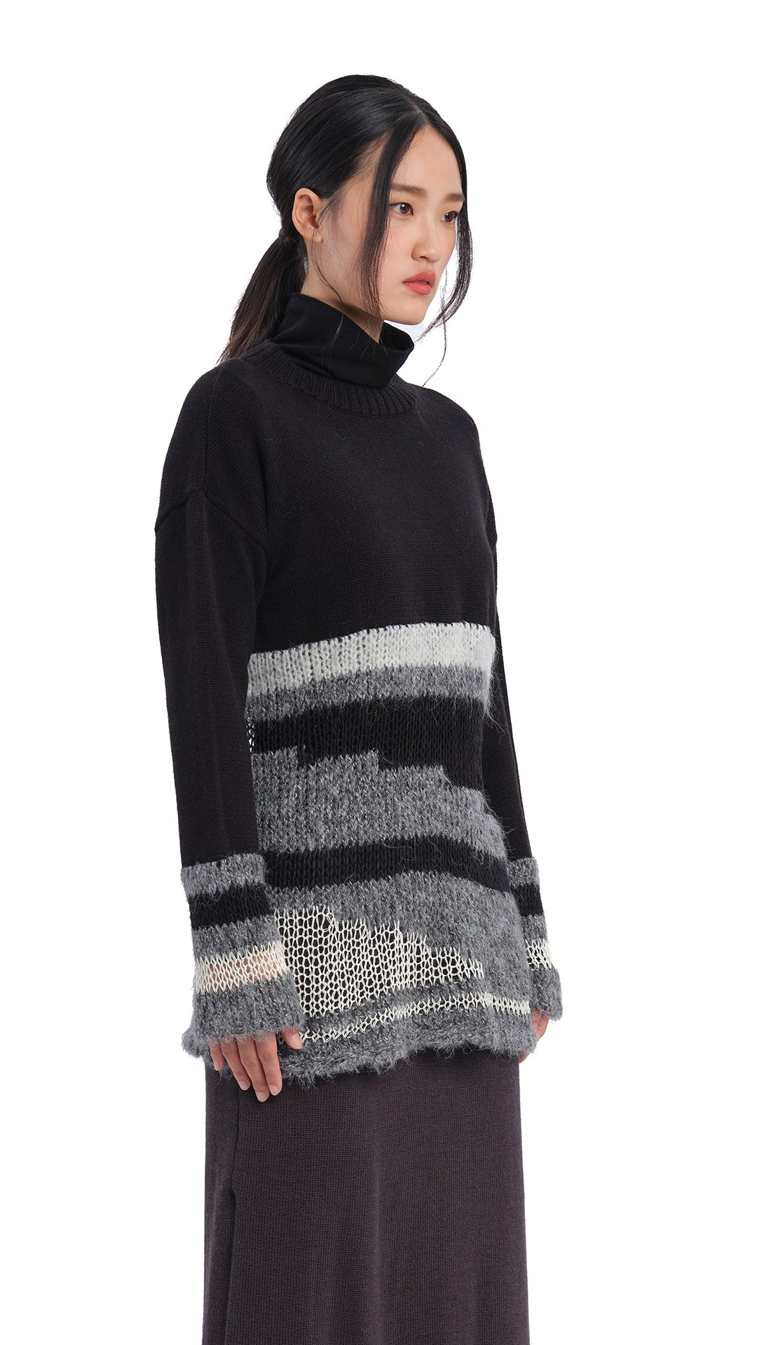 Mix Yarn Sweater - Umamrii