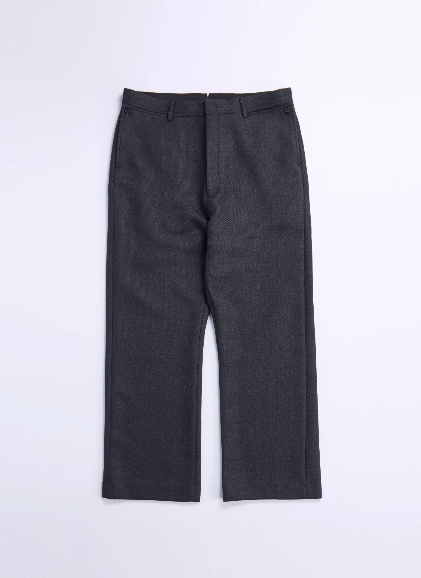 Marzotto Wool Straight Full Length Officer Pants - Umamrii