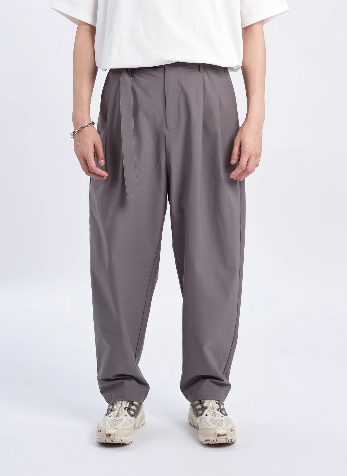 Cotton Touch Solotex Wide Tapered Pants (P-12) - Umamrii