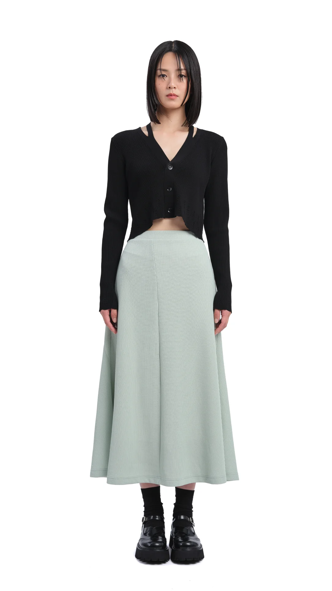 Cutout Cardigan - Umamrii