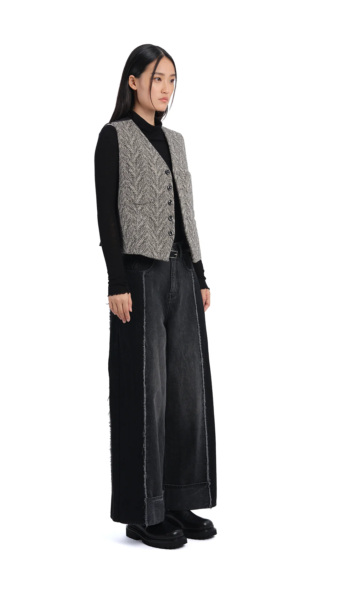 Herringbone Waist Coat - Umamrii