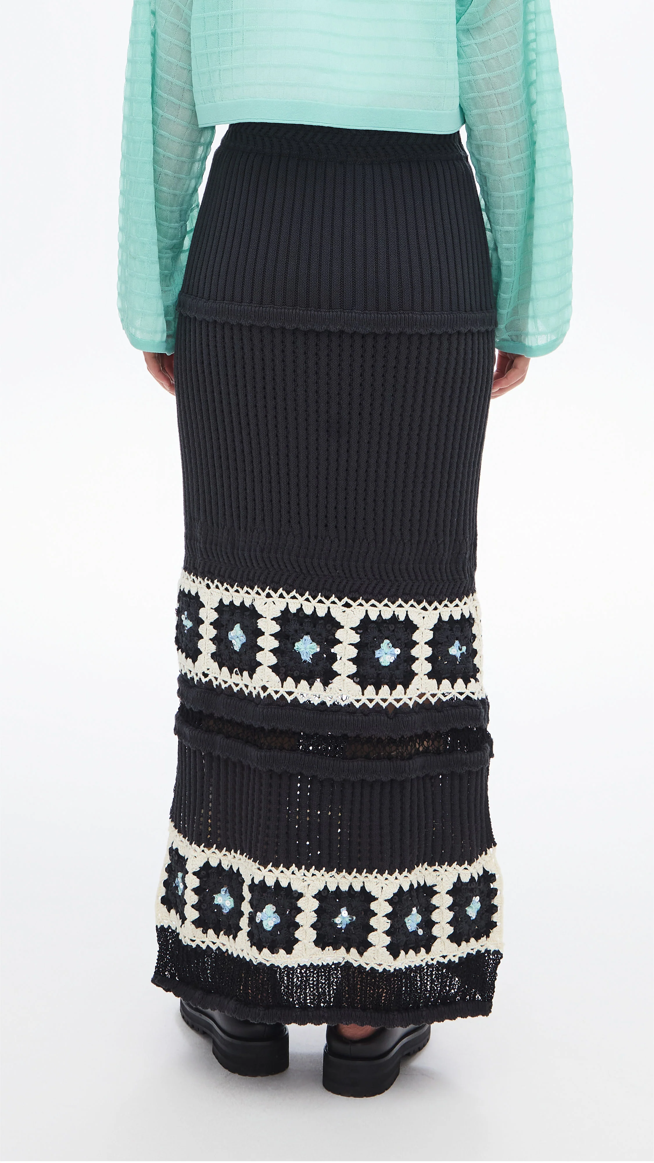 Beaded Knit Skirt - Umamrii