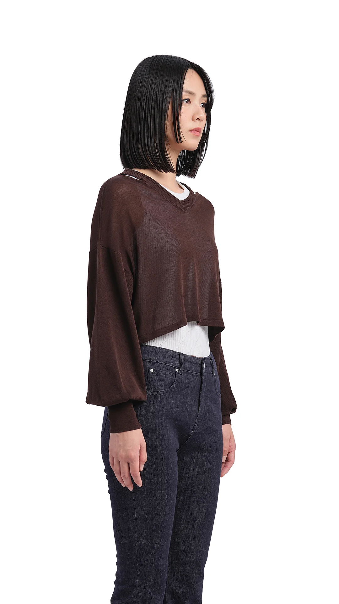 Cropped Sweater - Umamrii
