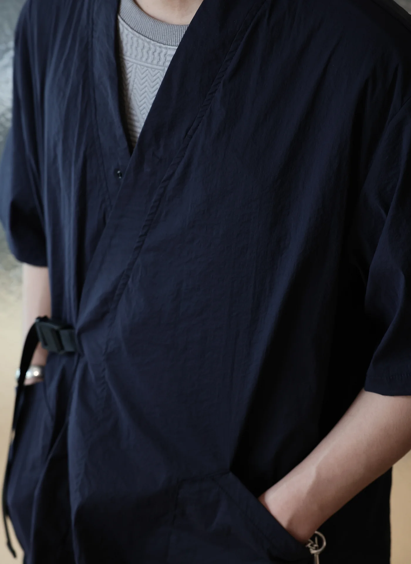 Nylon Polyester Business Pack Kimono Jacket - Umamrii