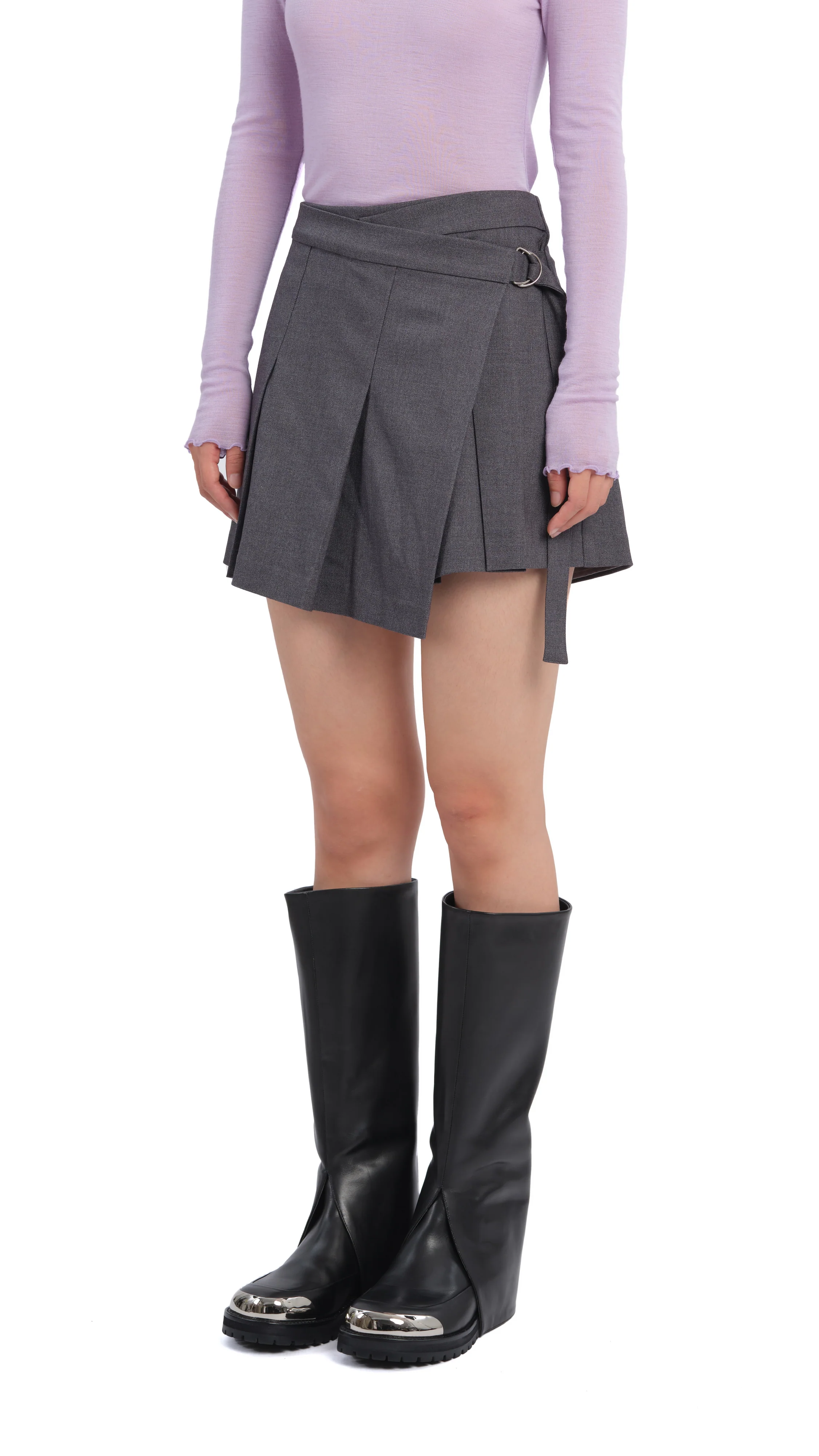 Pleated Wrap Shorts - Umamrii