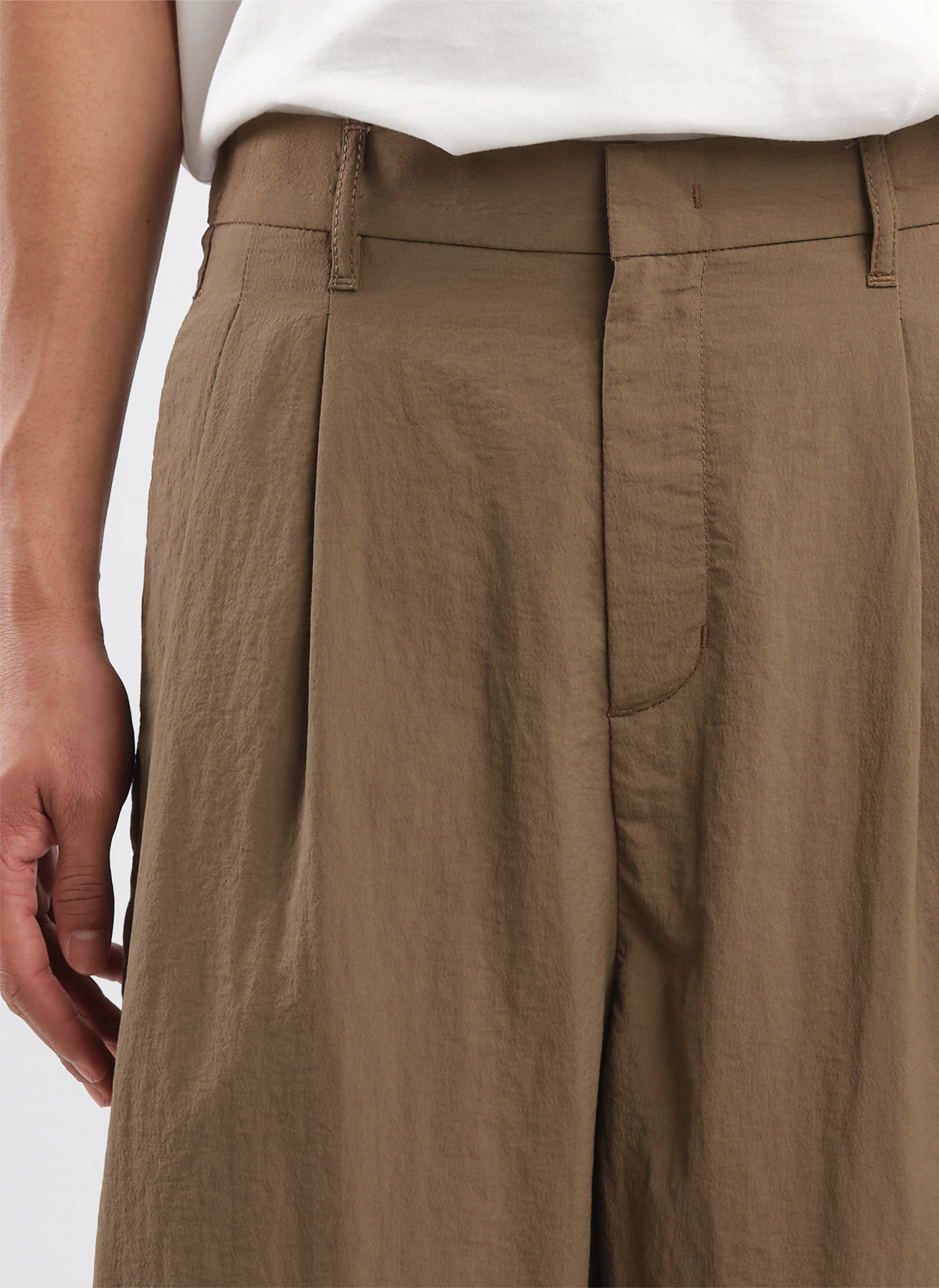 Polyester Rayon Business Resort Wide Tapered Pants (P-12) - Umamrii