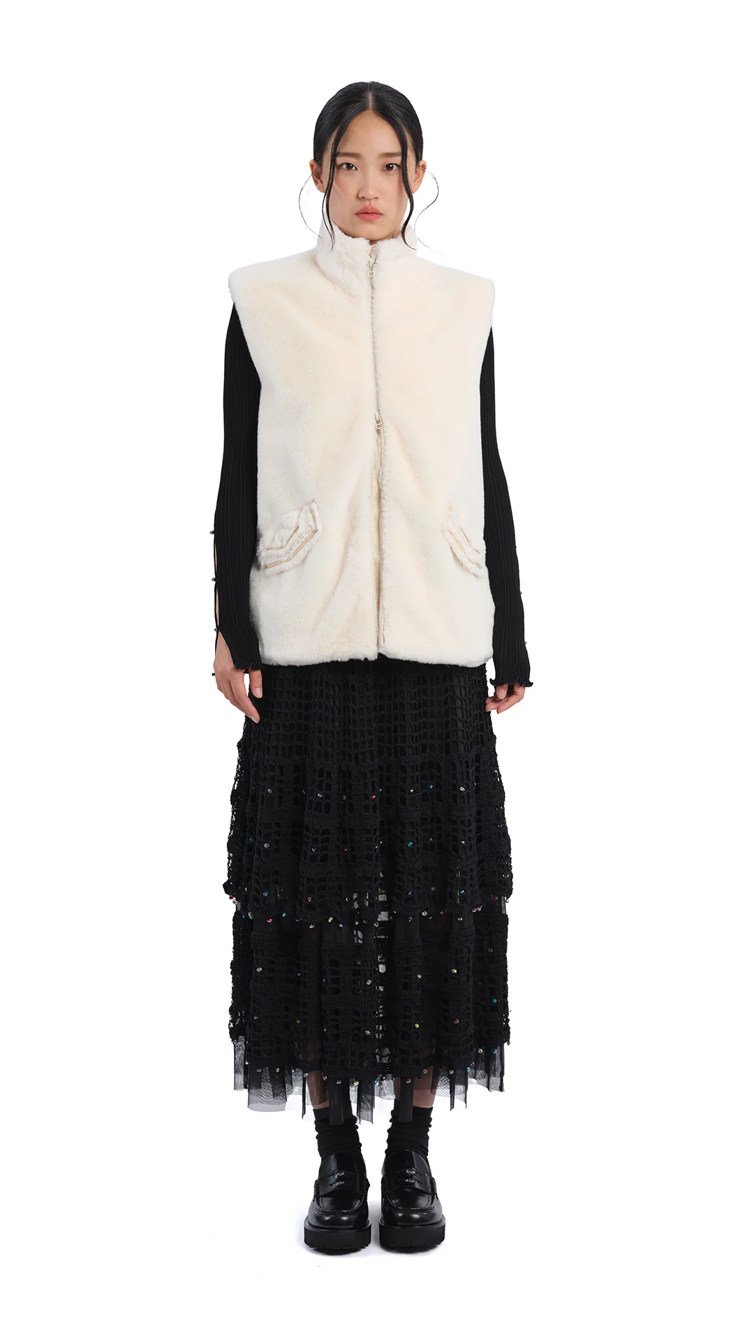 Faux Fur Vest - Umamrii