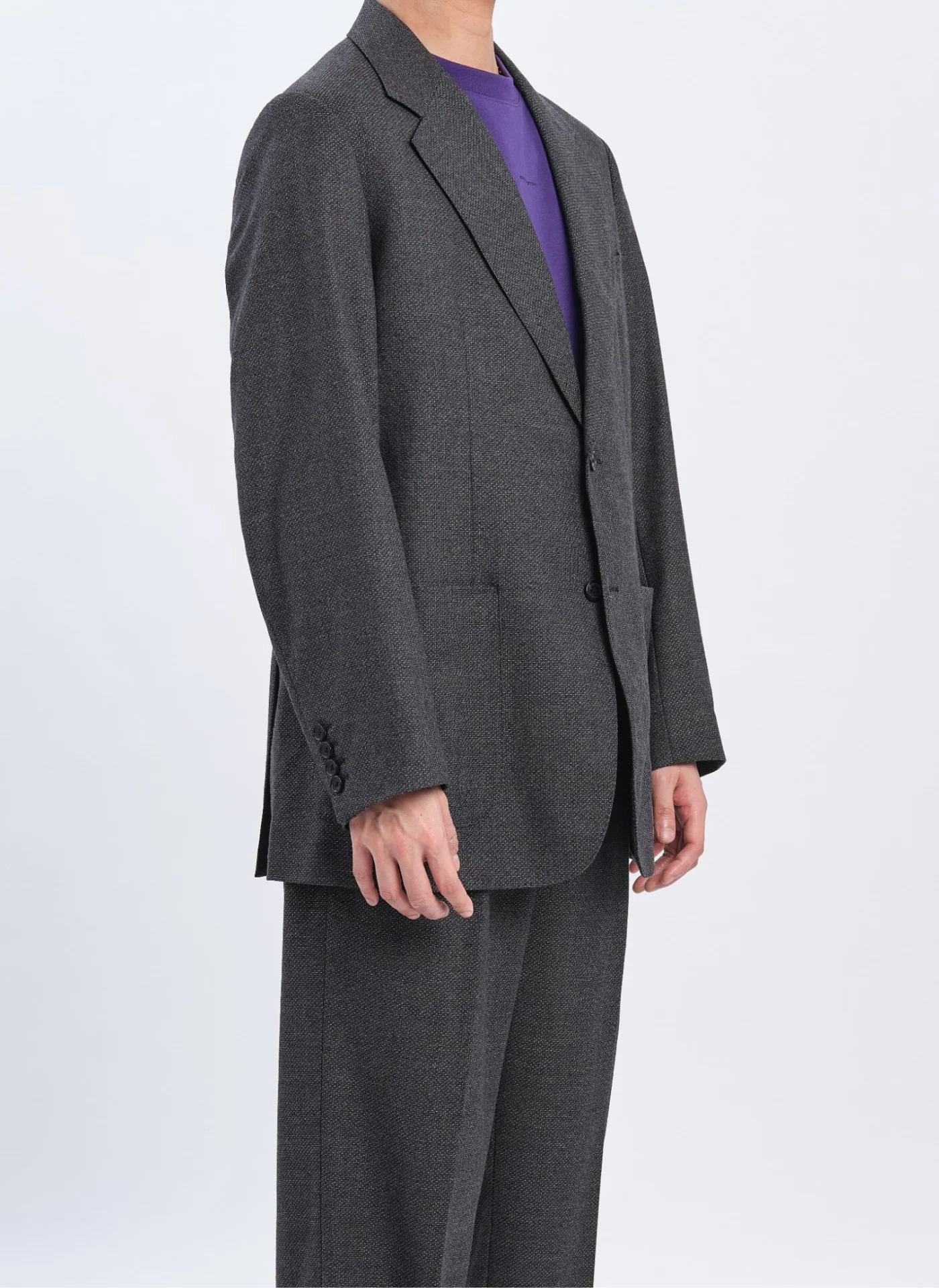 Marzotto Wool Full Constructed Single Breasted Suit Blazer - Umamrii