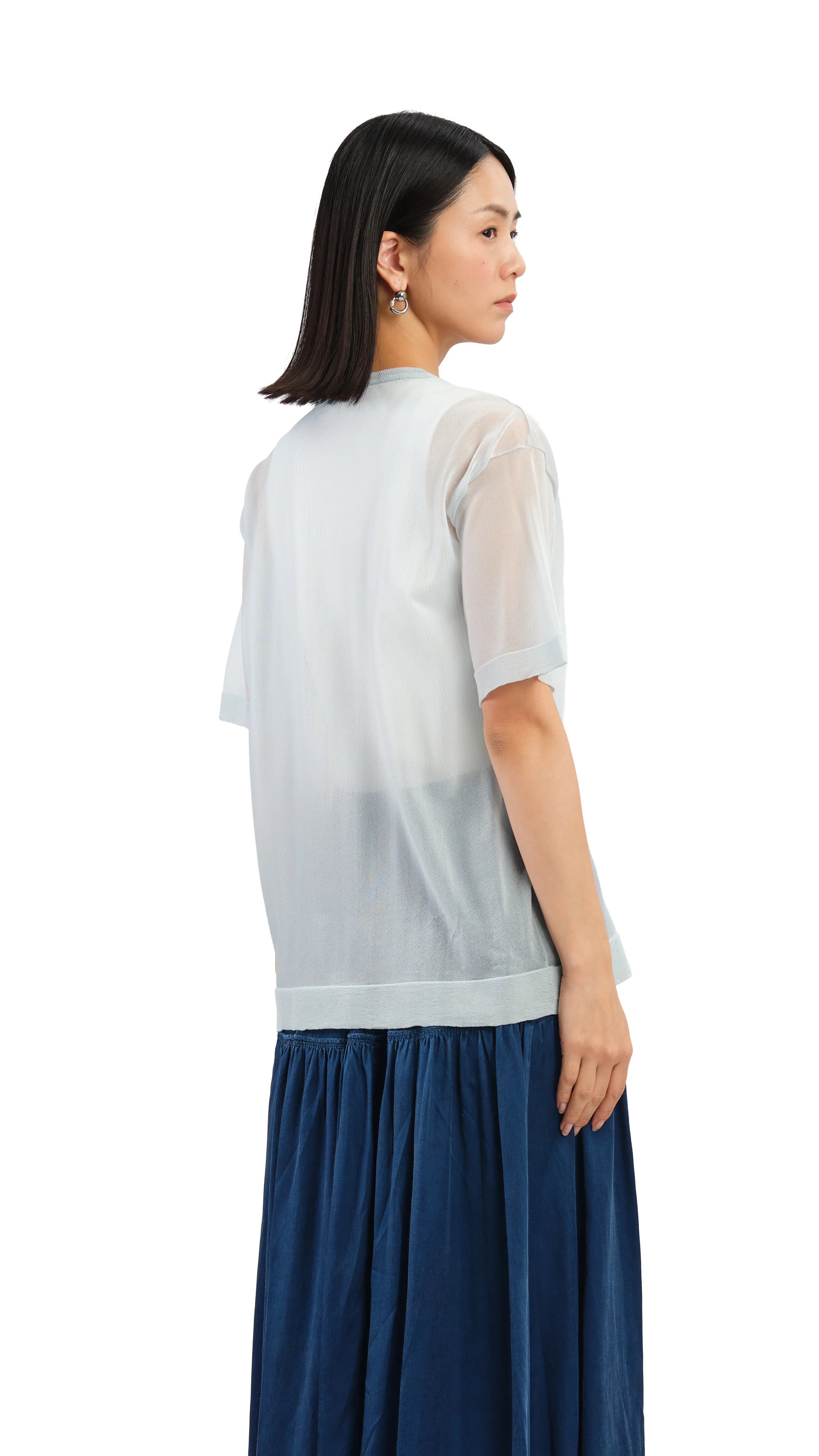 Sheer Knit Tee - Umamrii