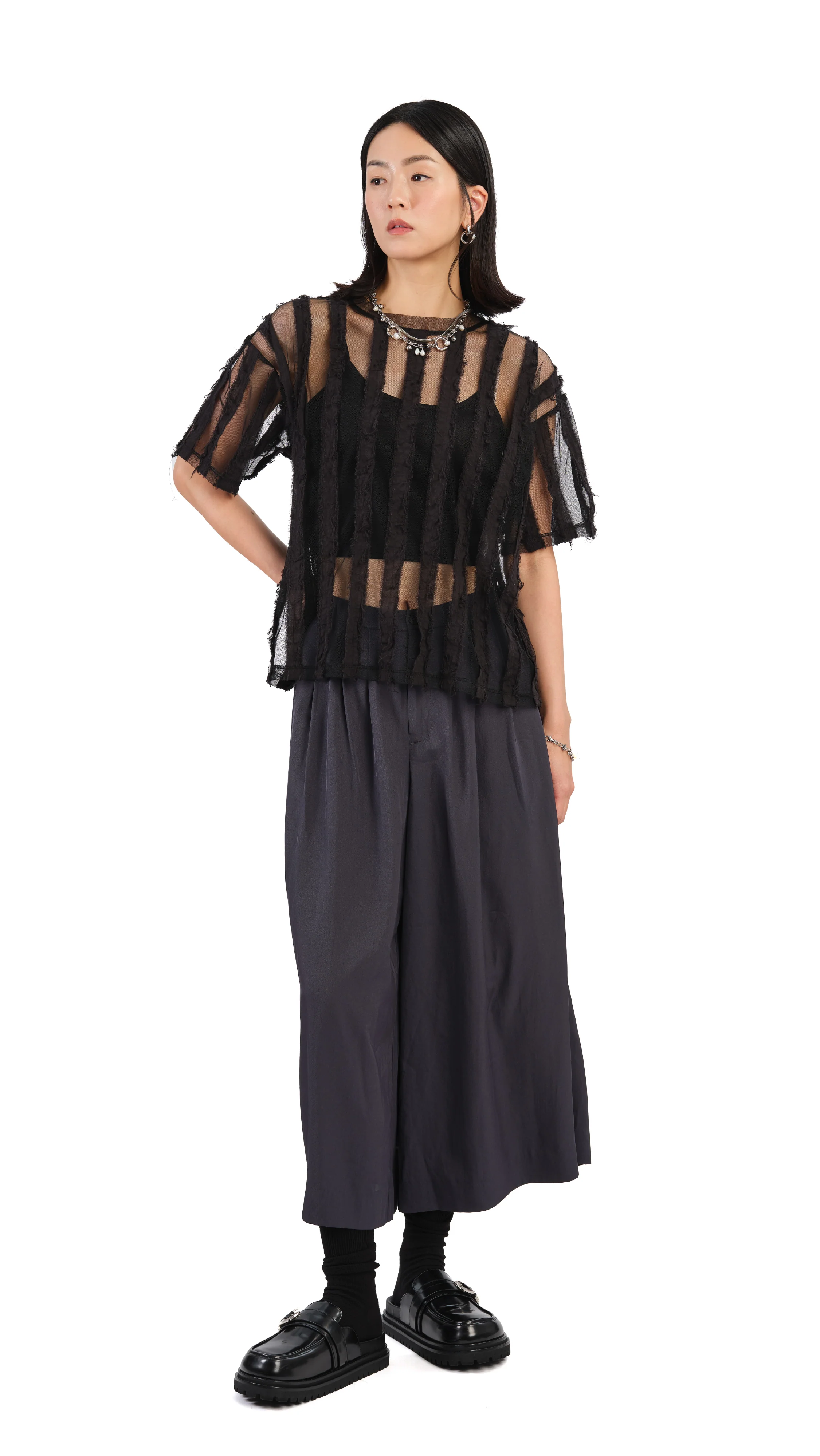 Mesh Patch Top - Umamrii