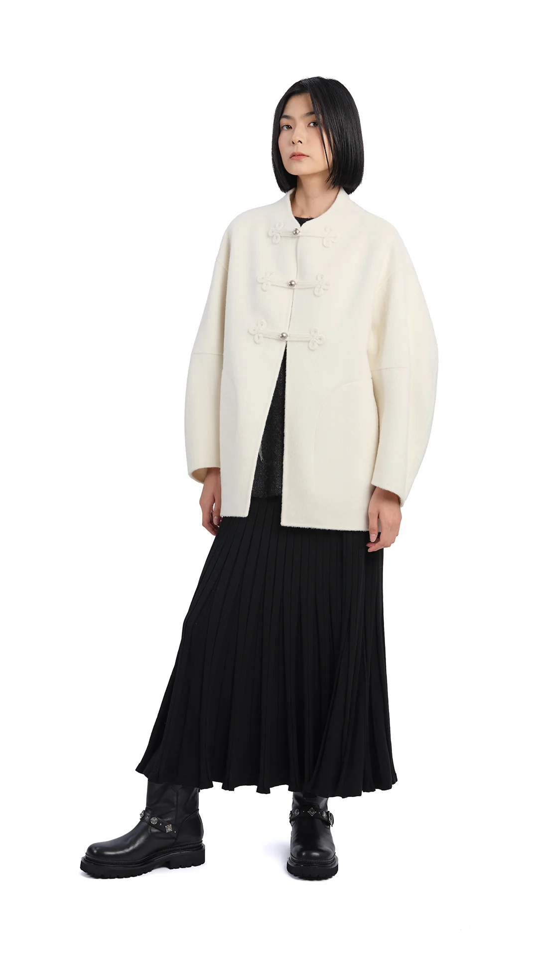 Melange Double Face Jacket - Umamrii