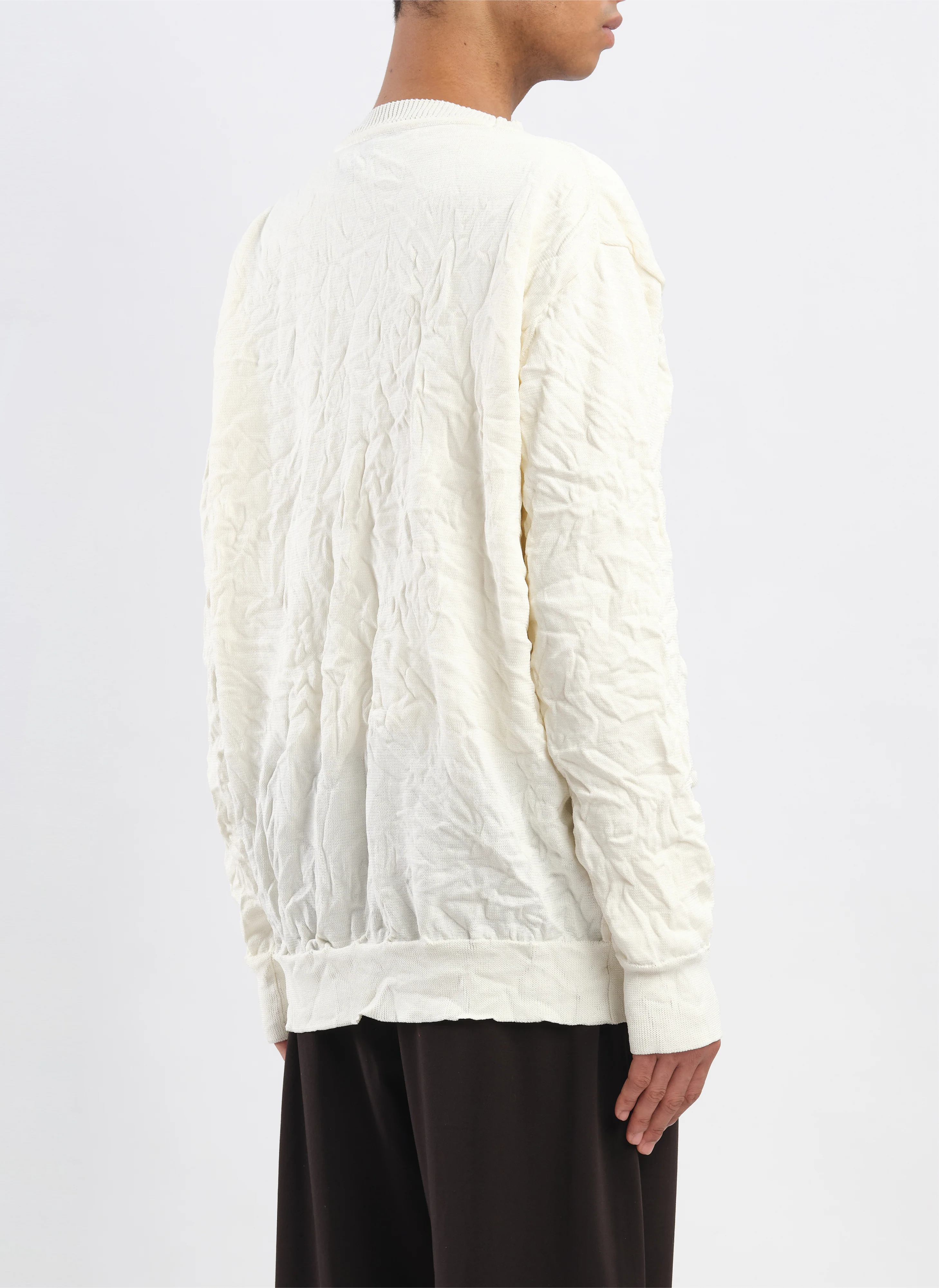 Wrinkle Polyester Dry Knit Cardigan - Umamrii
