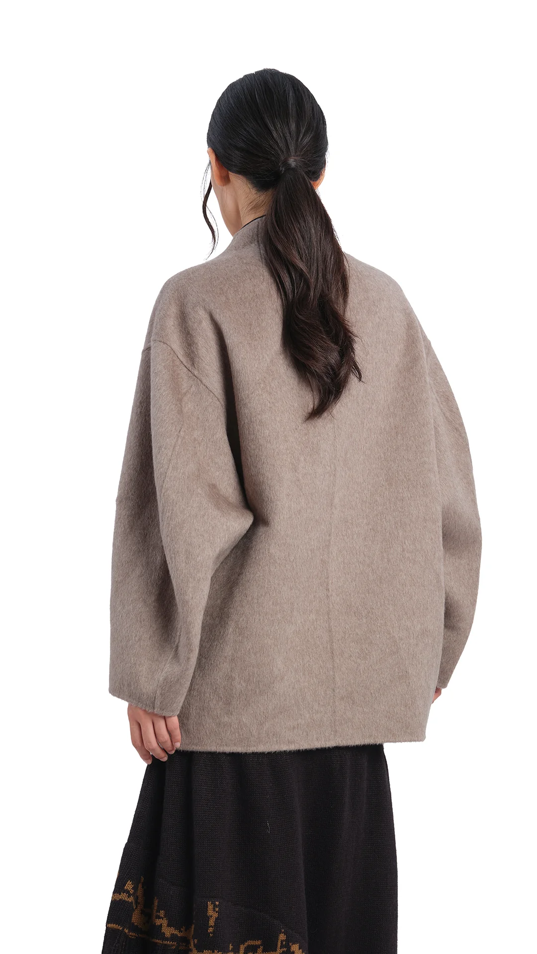 Melange Double Face Jacket - Umamrii