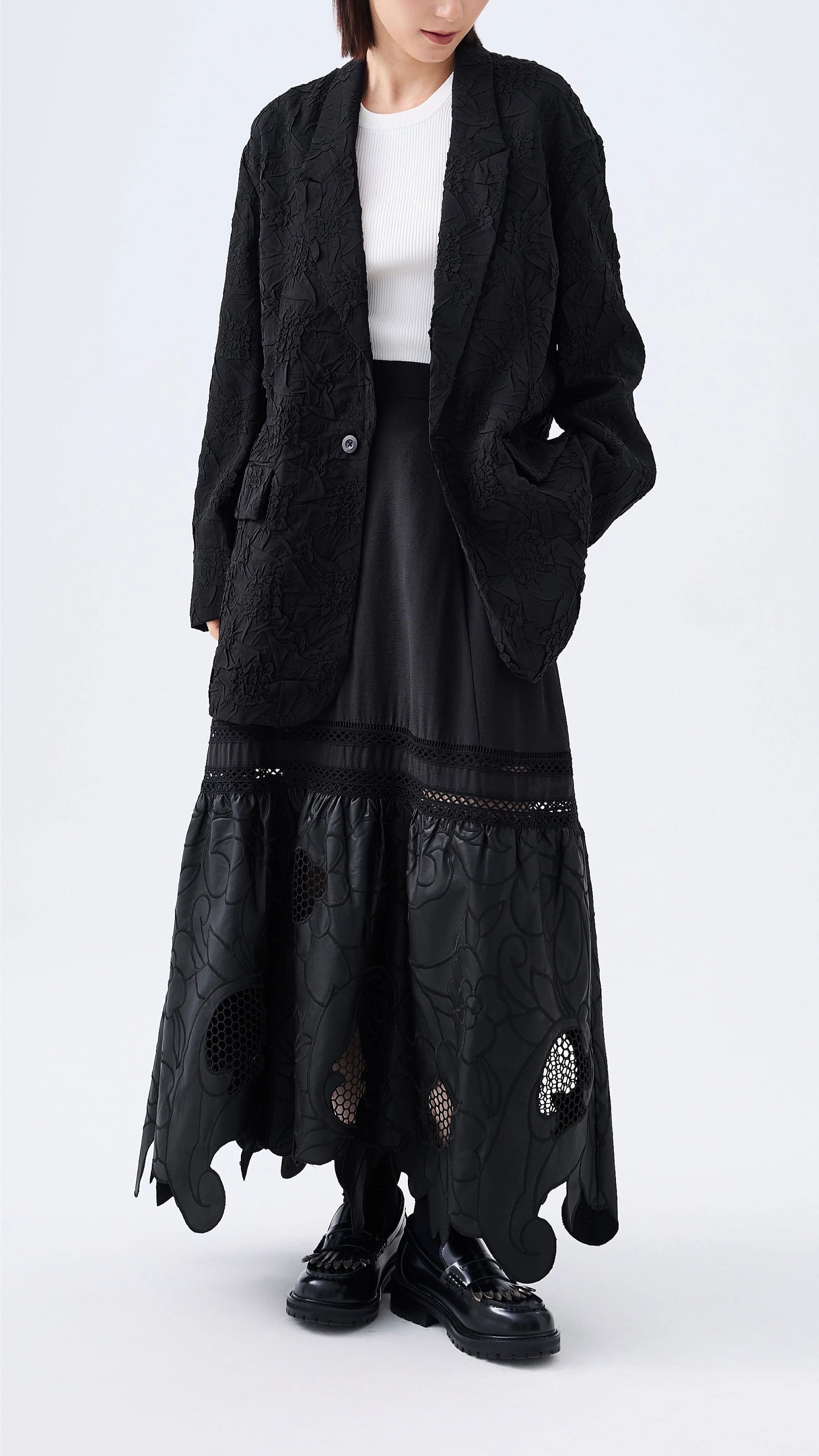 Texture Blazer - Umamrii