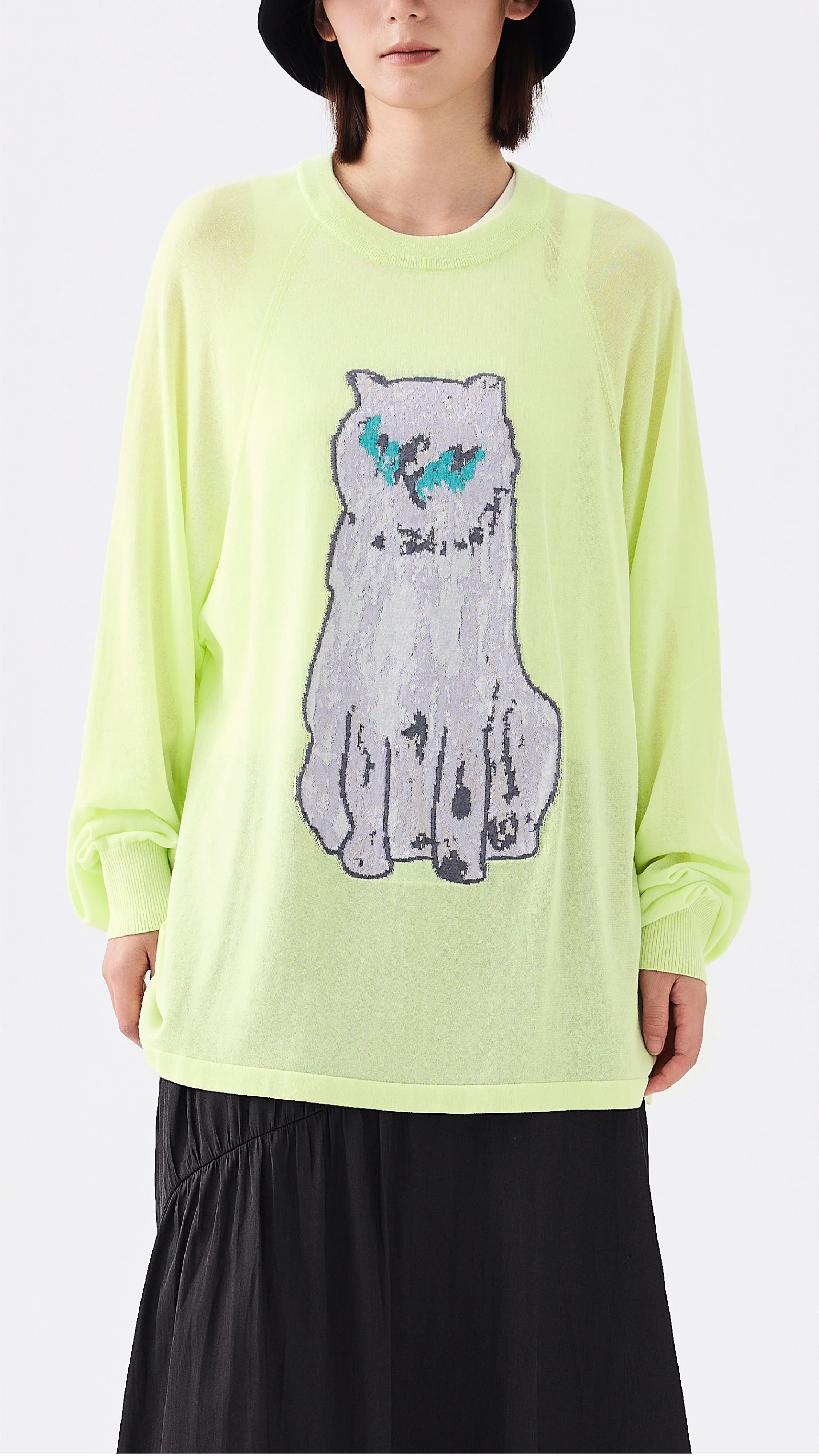 Mythical Animal Graphic Sweater - Umamrii