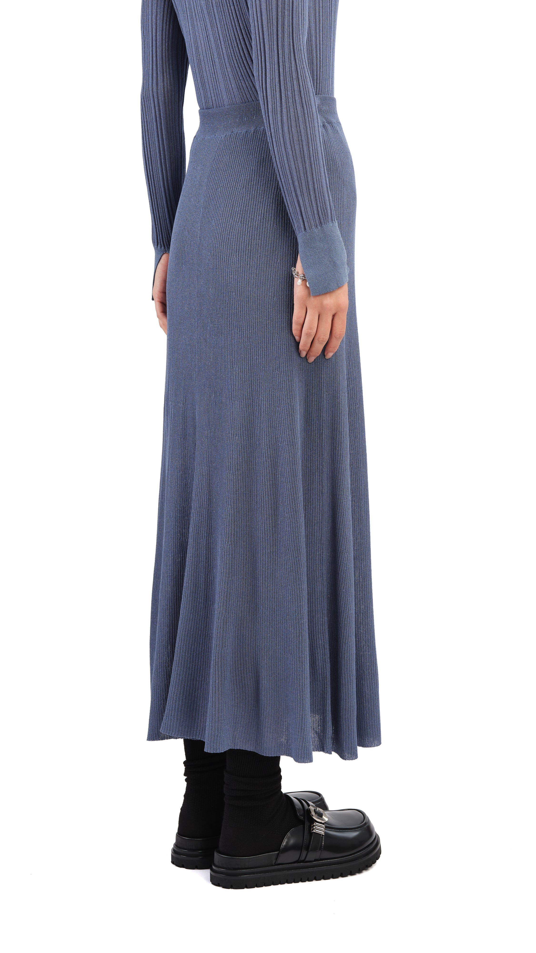 Lurex Knit Skirt - Umamrii