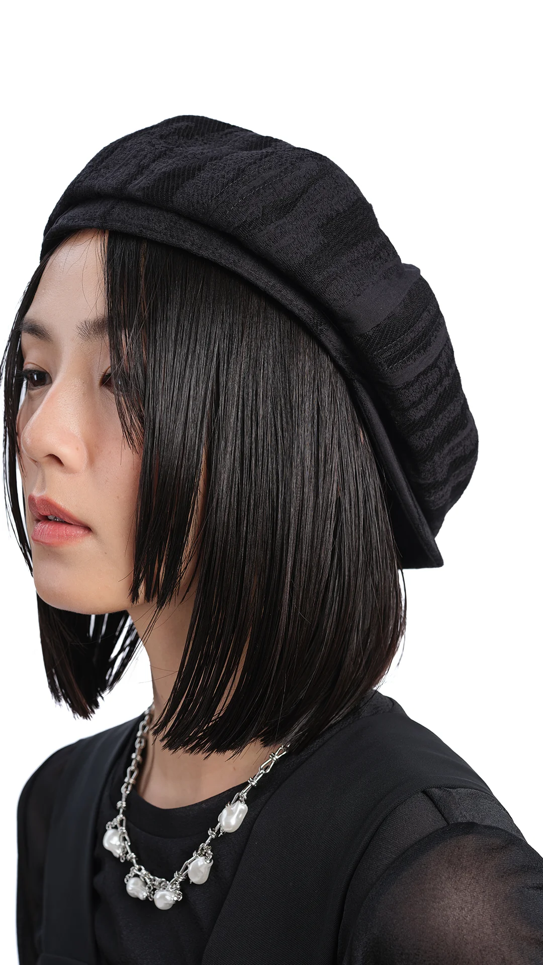 Textured Turtle Newsboy Cap - Umamrii