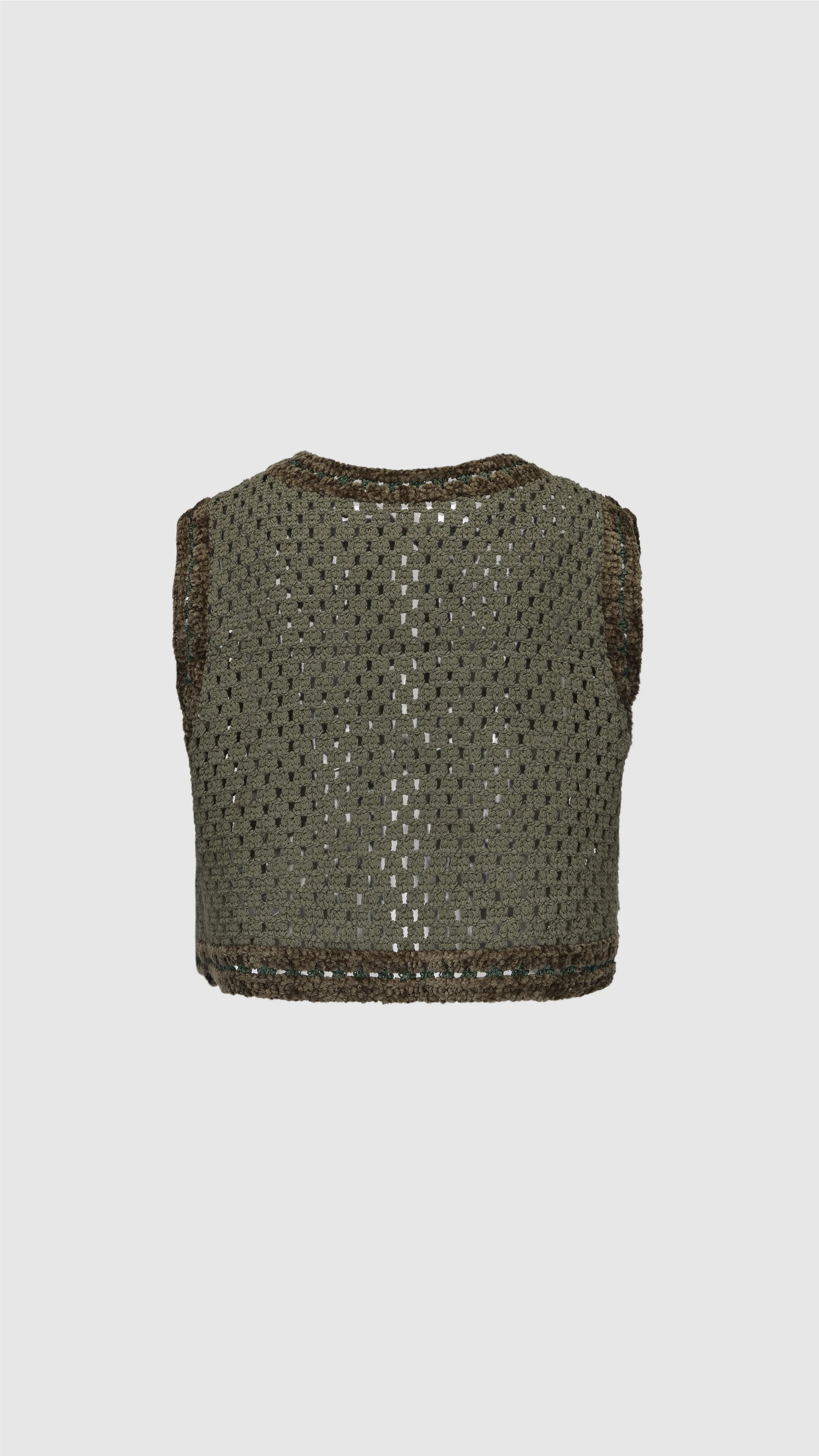 Selk'Nam Graphic Crochet Vest - Umamrii