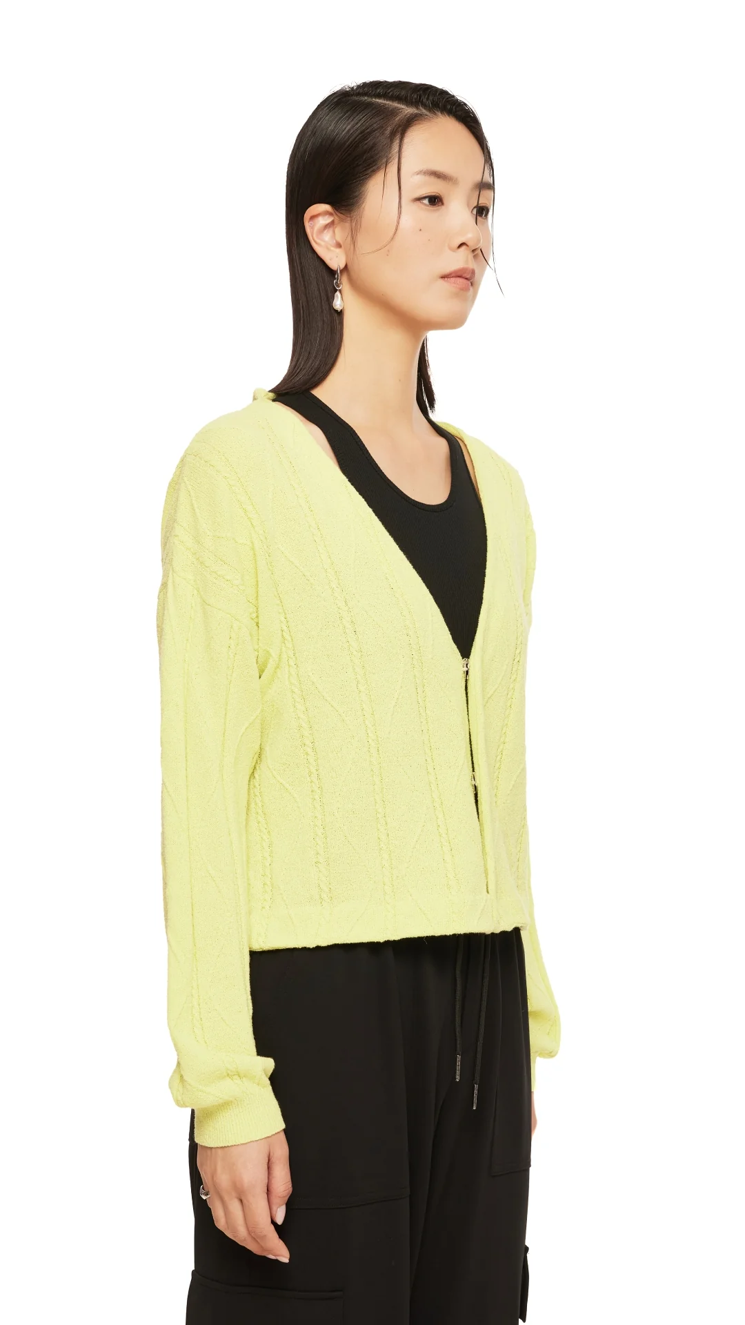 Back Cut-Out Cardigan - Umamrii