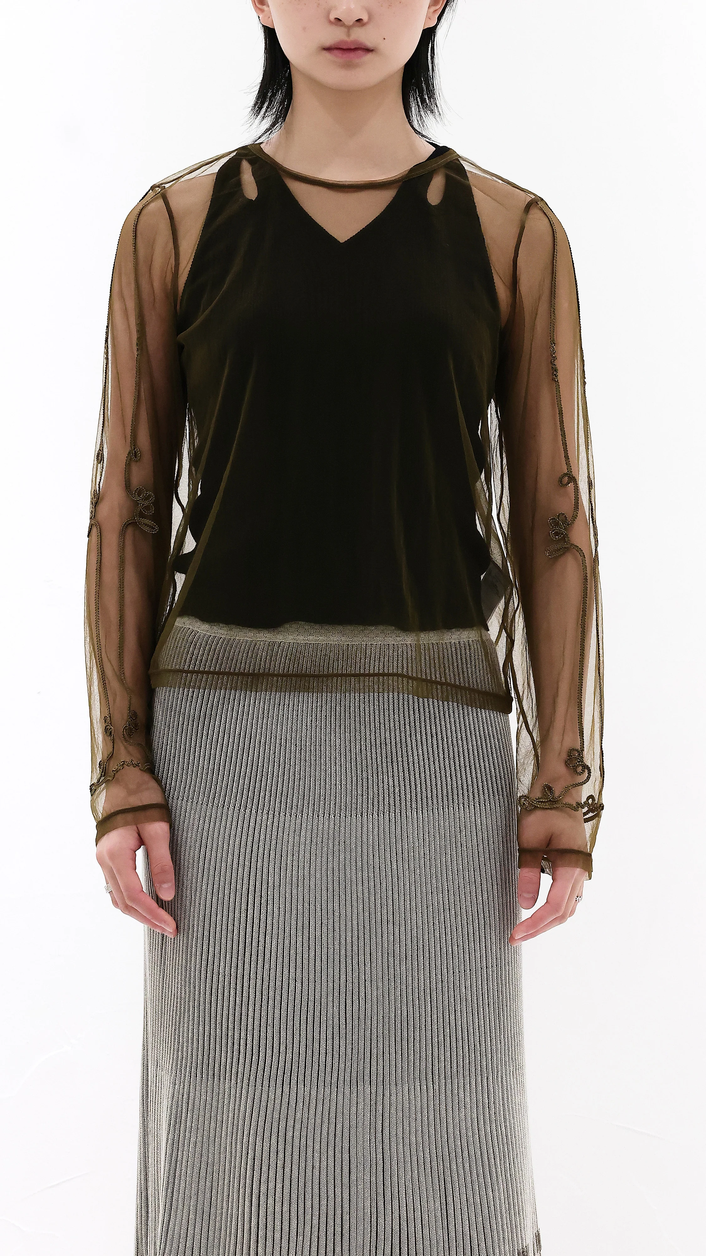 Western Bolero Sheer Tight Top - Umamrii