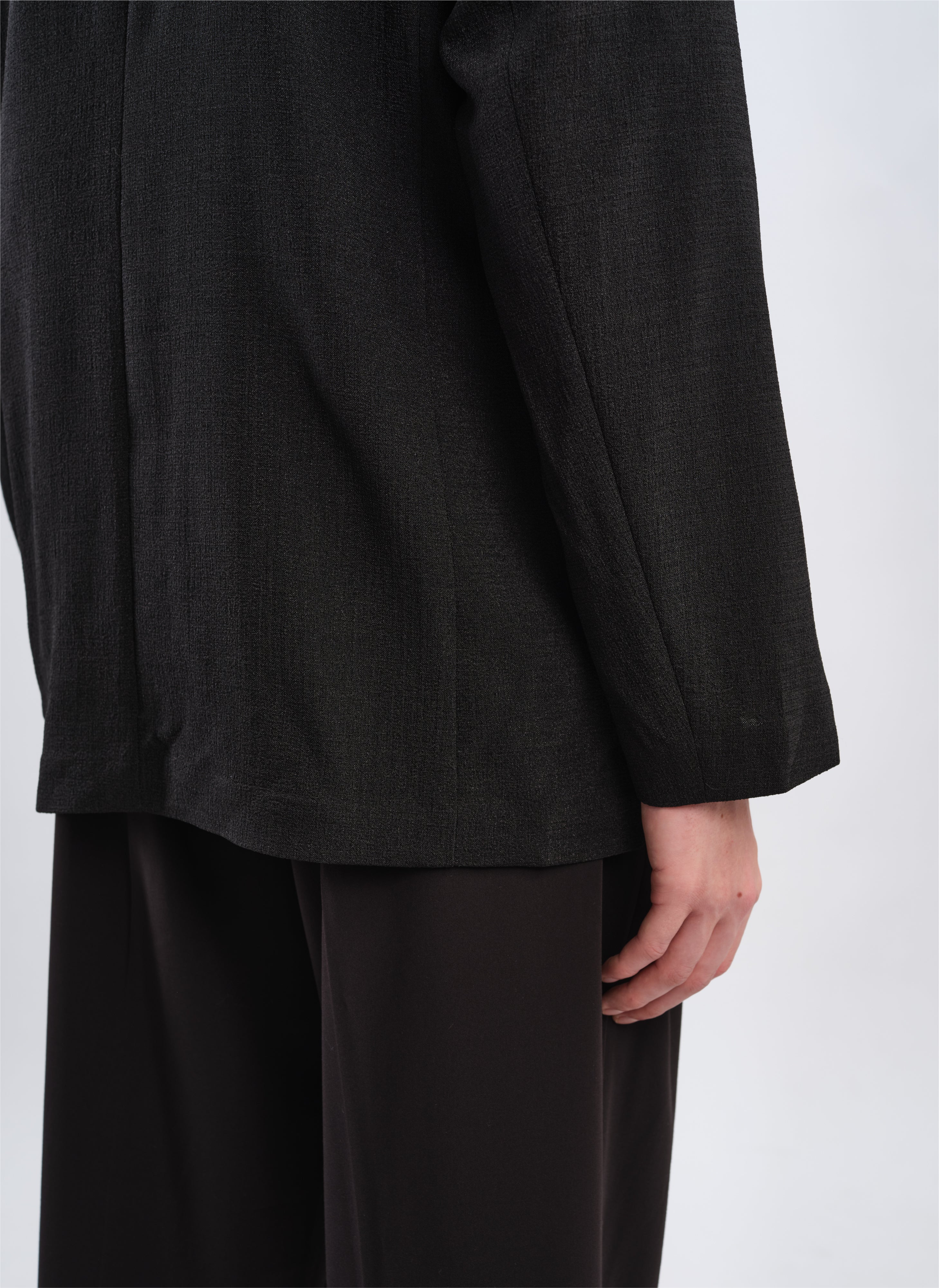 Polyester Soft Single Bresated Blazer - Umamrii