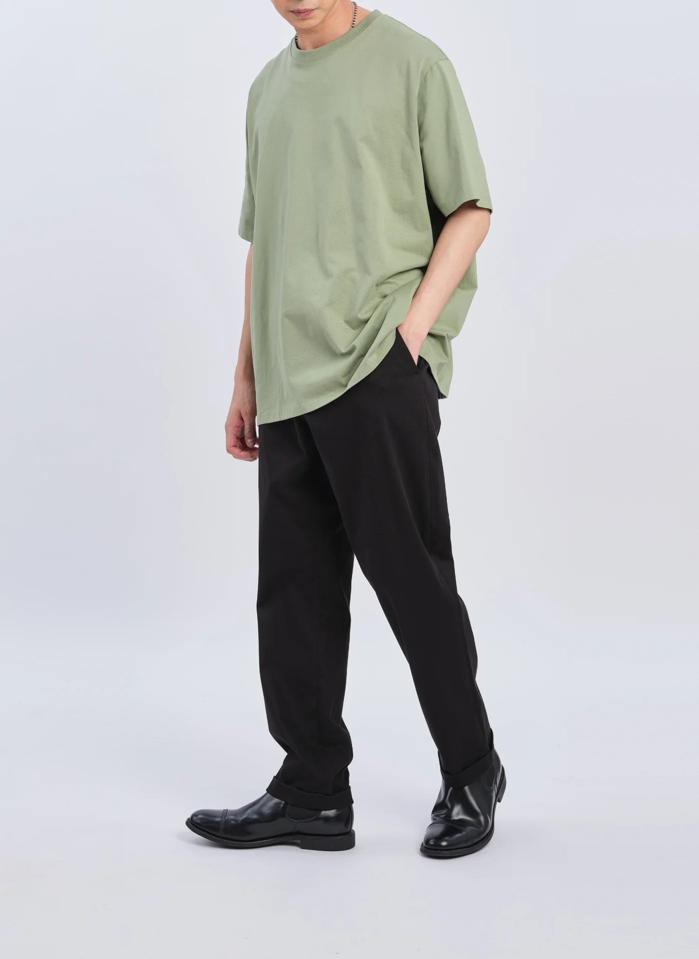 Mercerised Cotton Patch Tee - Umamrii