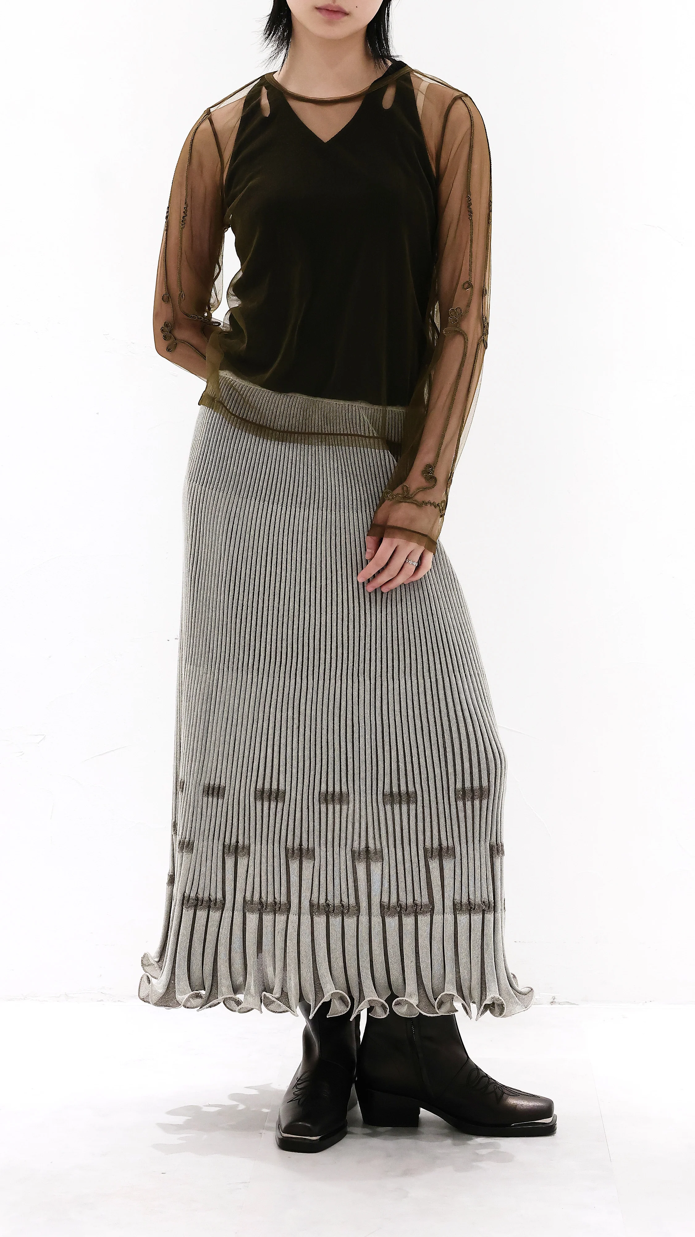 Western Bolero Sheer Tight Top - Umamrii