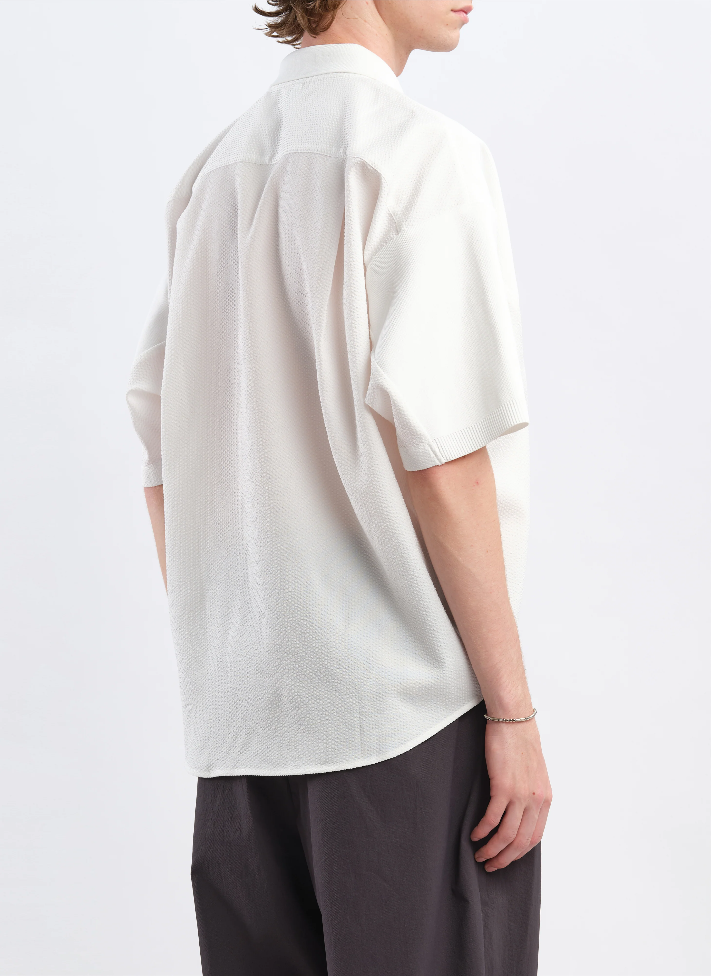 Polyester Business Knit Blocking Polo - Umamrii