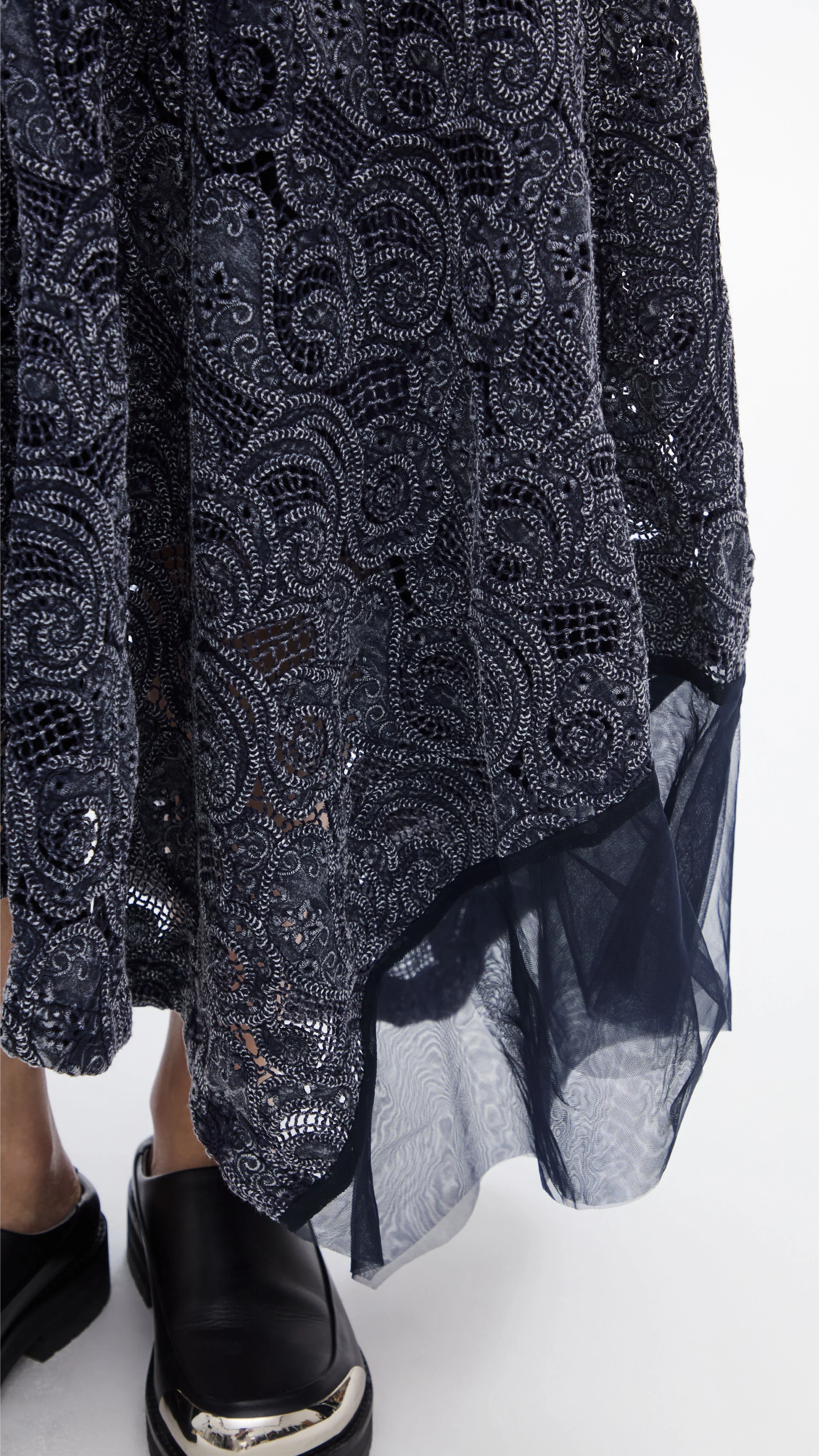 Cold-dye Lace Skirt - Umamrii