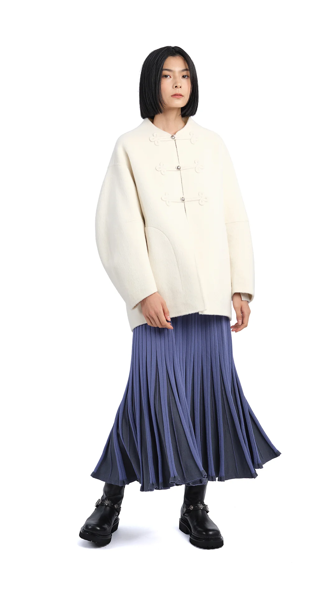 Knitted Flare Skirt - Umamrii