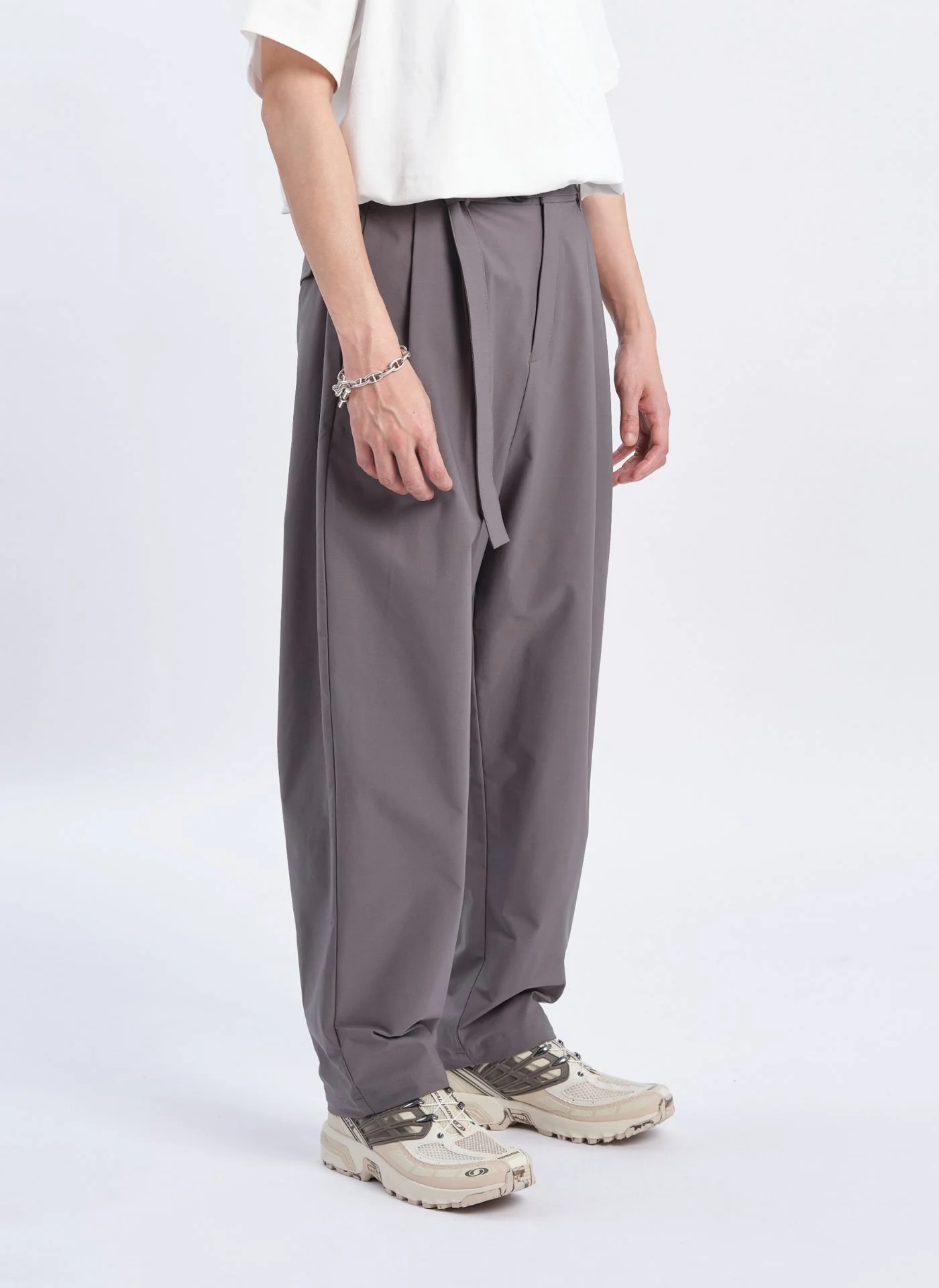 Cotton Touch Solotex Wide Tapered Pants (P-12) - Umamrii