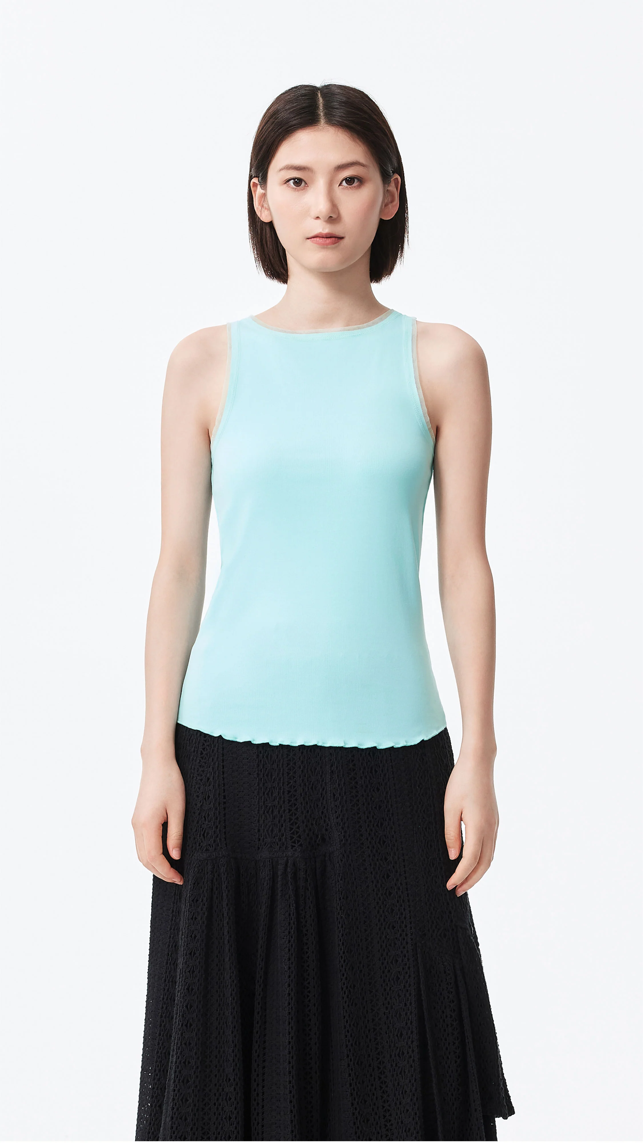 Cutout Tank Top - Umamrii