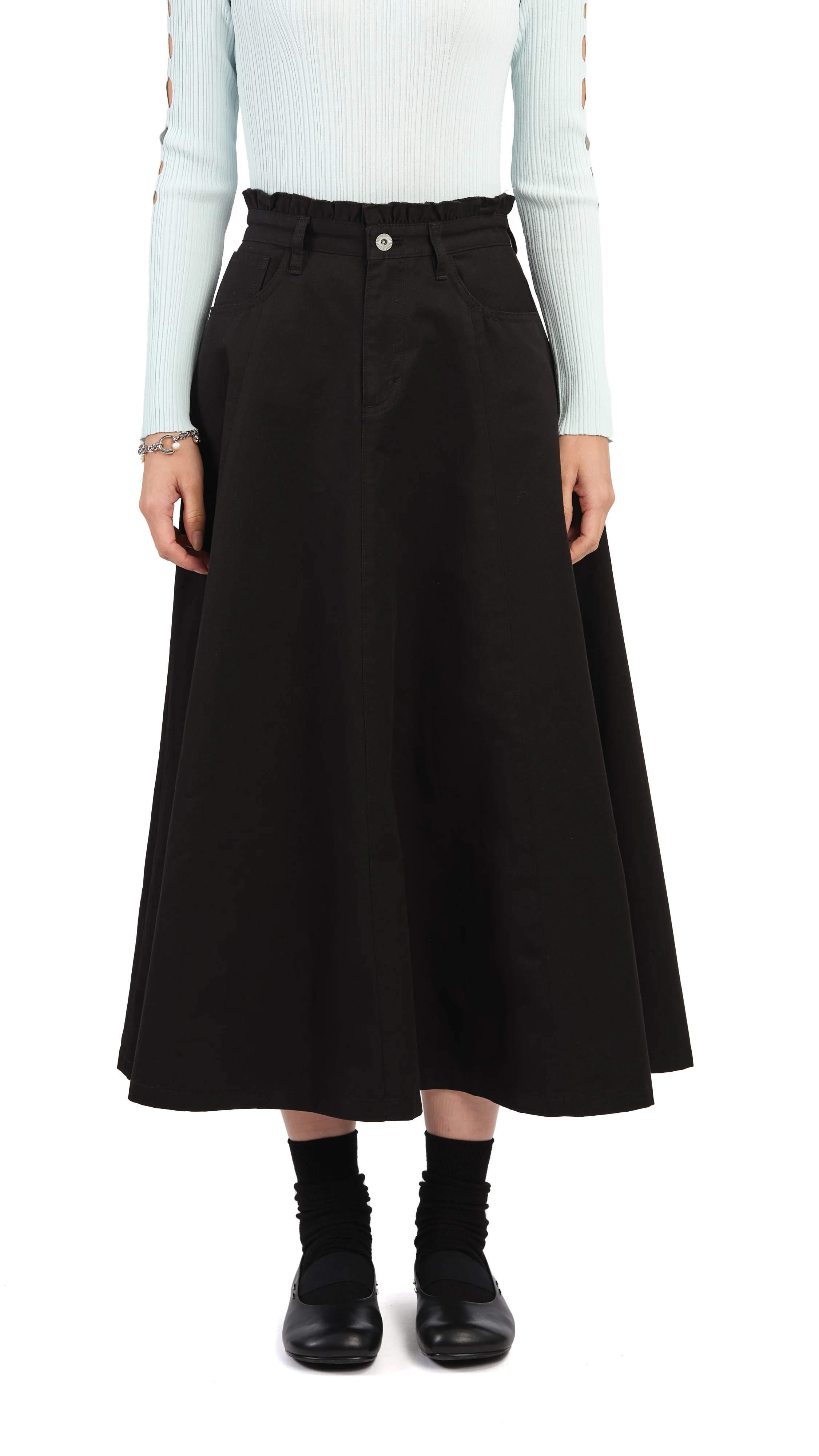 Ruffles Trim Skirt - Umamrii