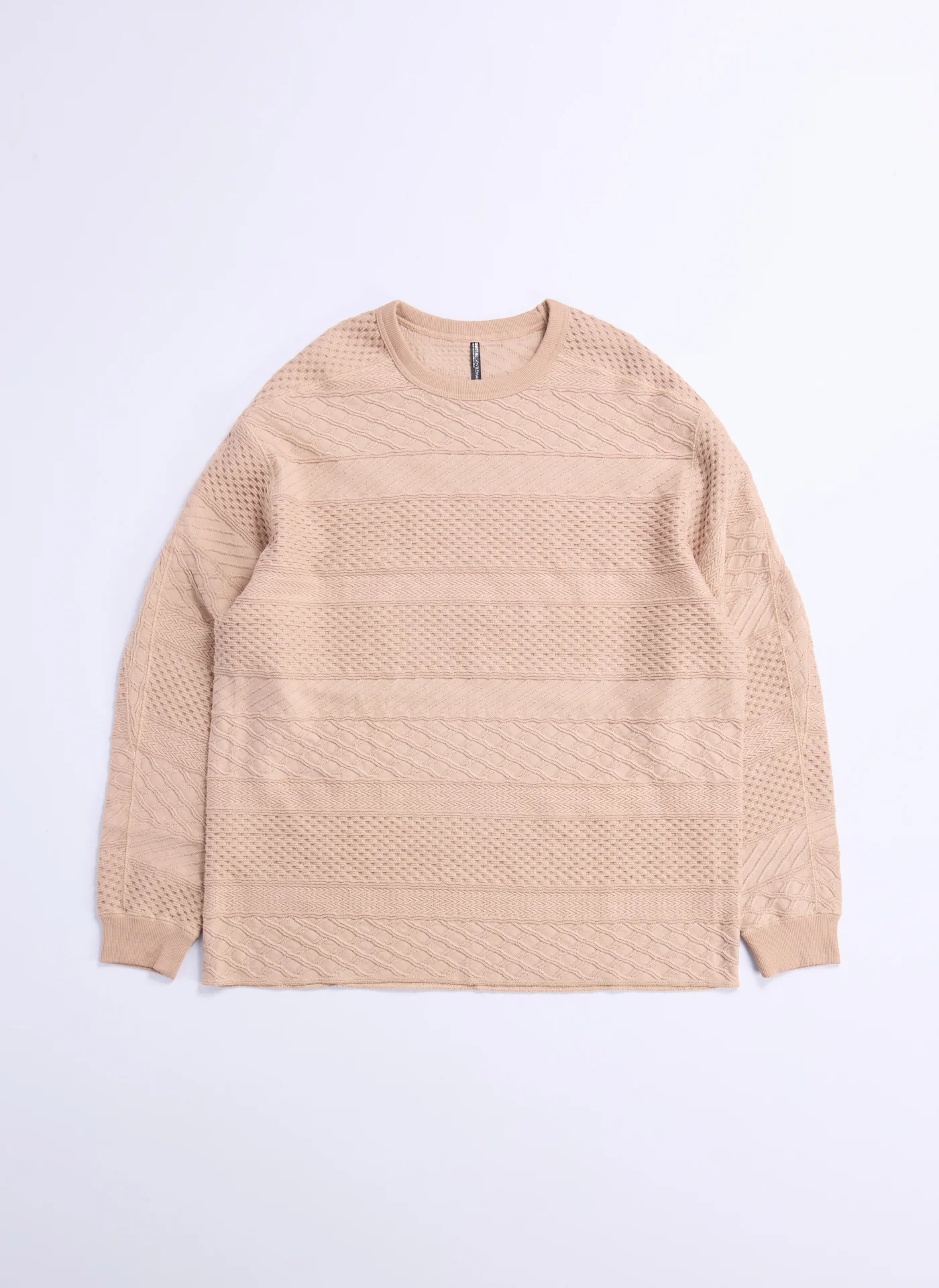 Cotton Jacquard Patchwork Tops - Umamrii