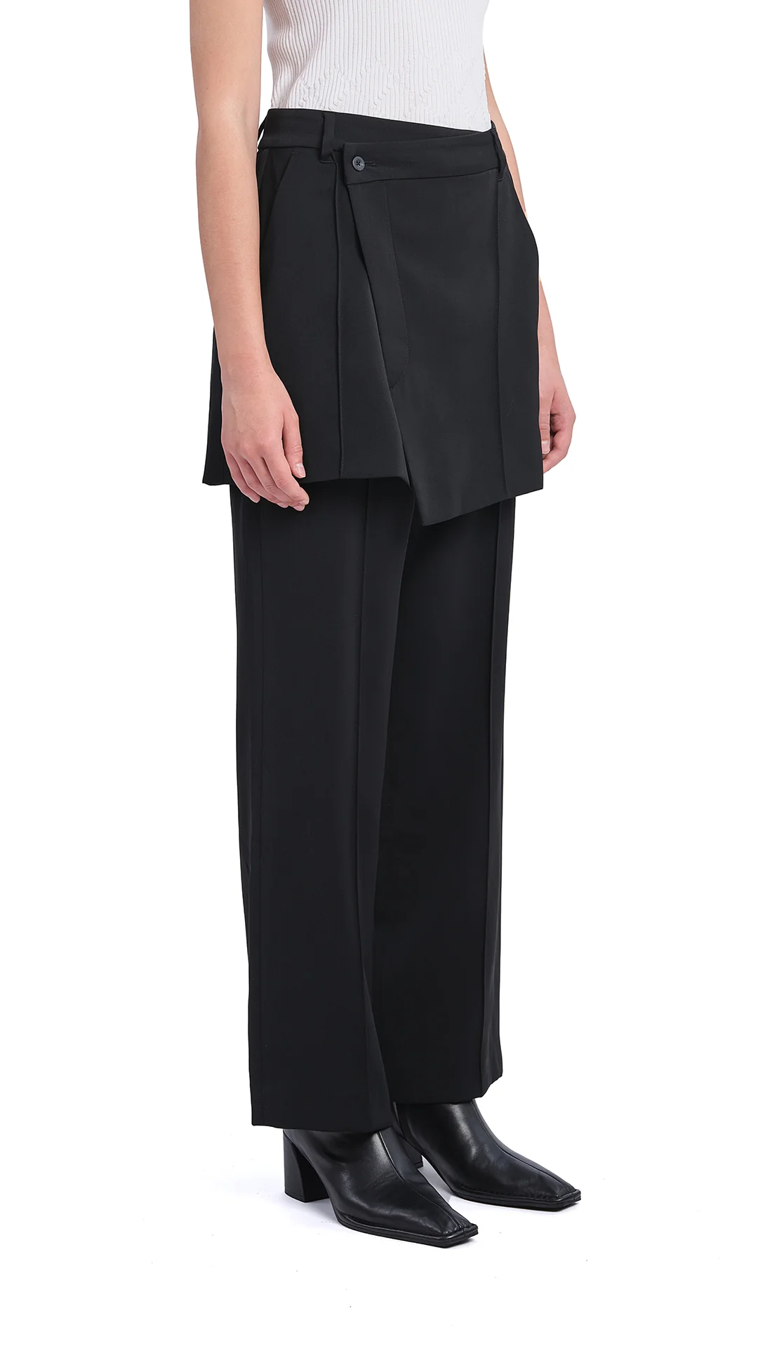 2 in 1 Straight-Fit Pants - Umamrii