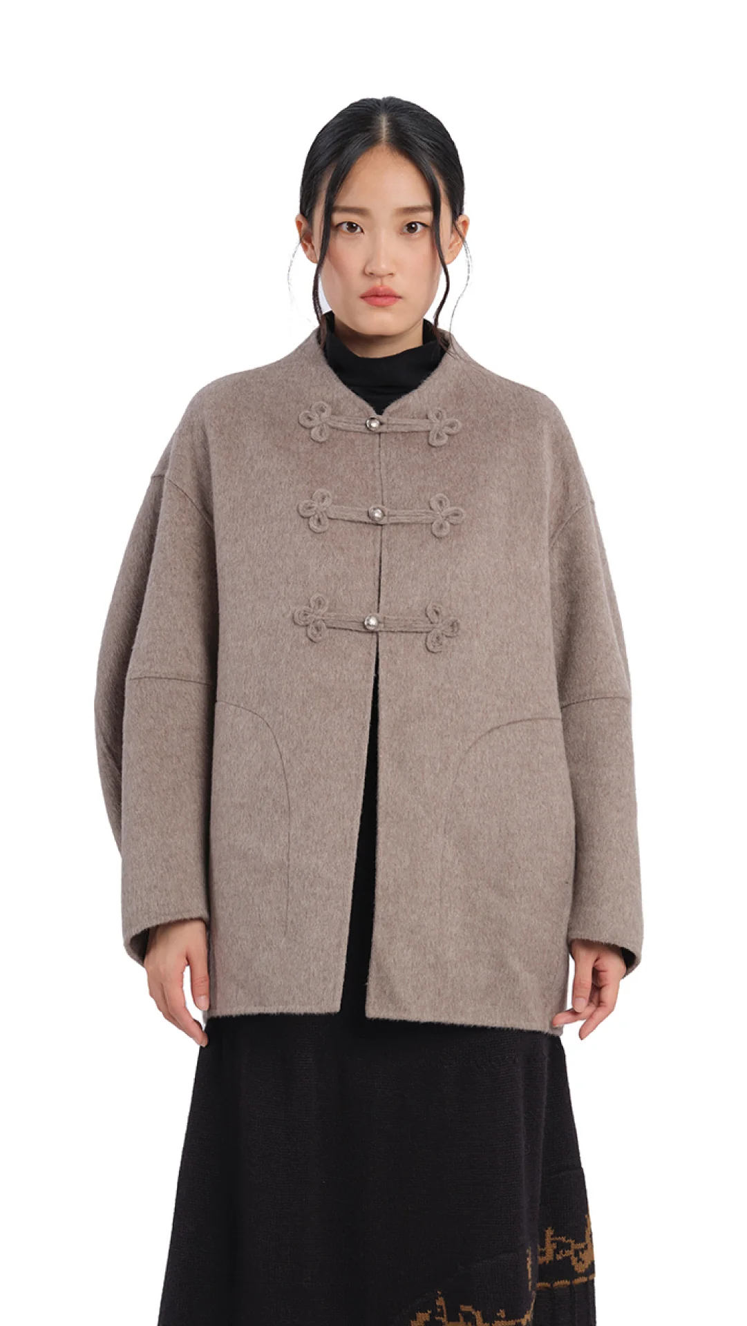 Melange Double Face Jacket - Umamrii