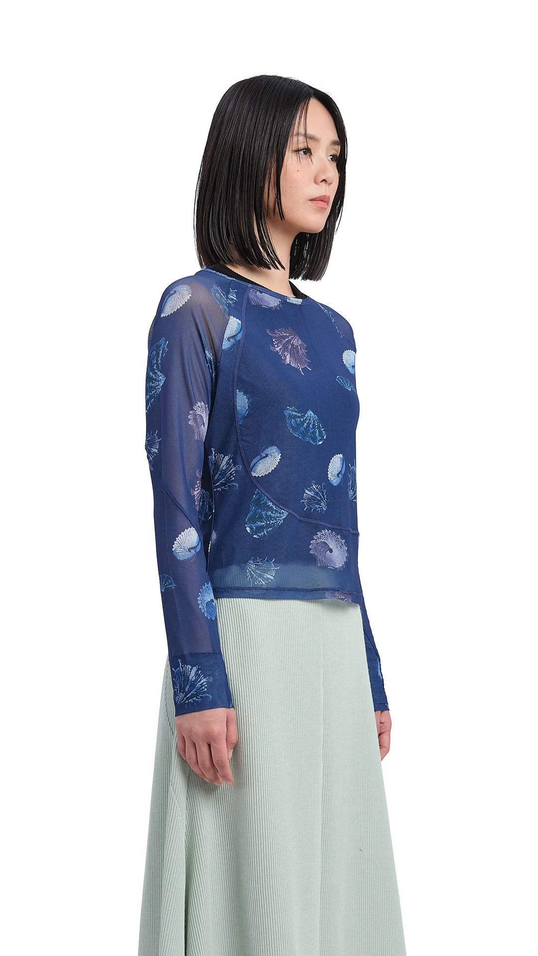 Pattern Mesh Shirt - Umamrii